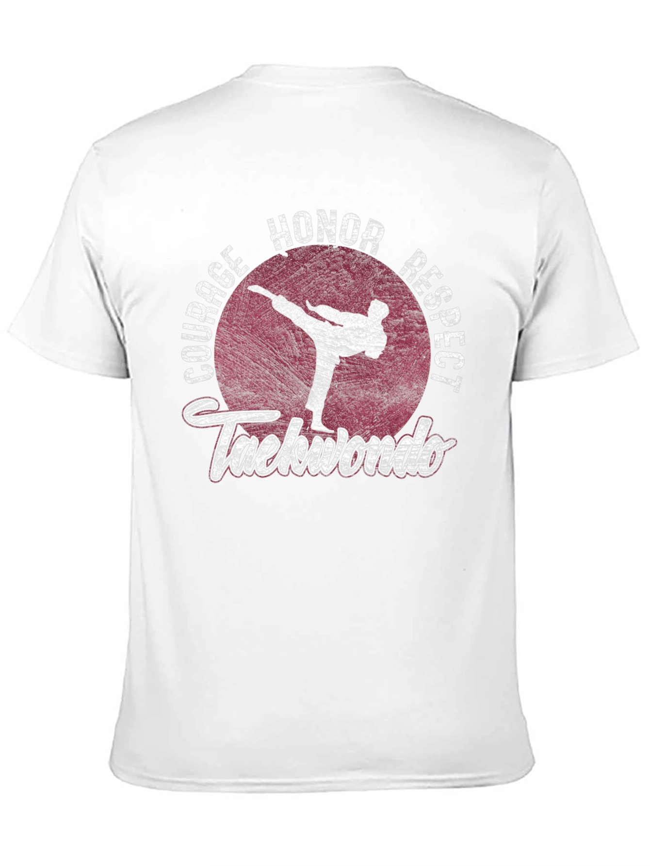 Taekwondo Graphic Tee: Courage Honor Respect