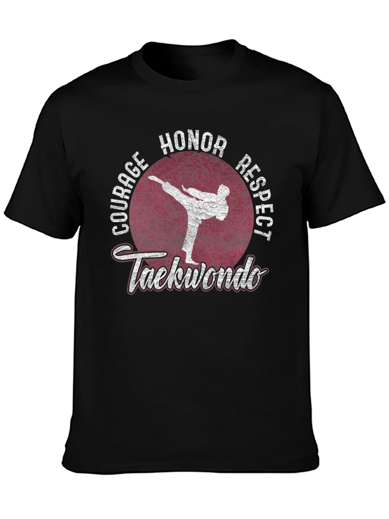 Taekwondo Graphic Tee: Courage Honor Respect