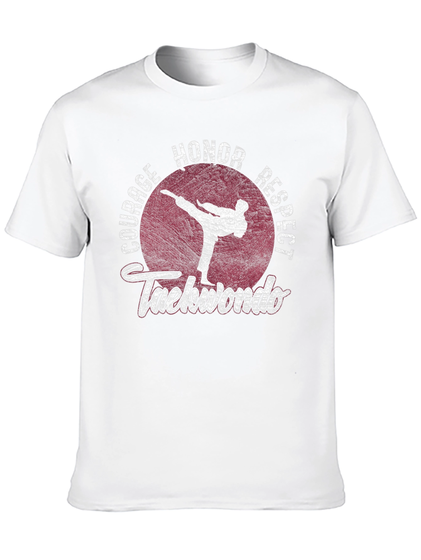 Taekwondo Graphic Tee: Courage Honor Respect