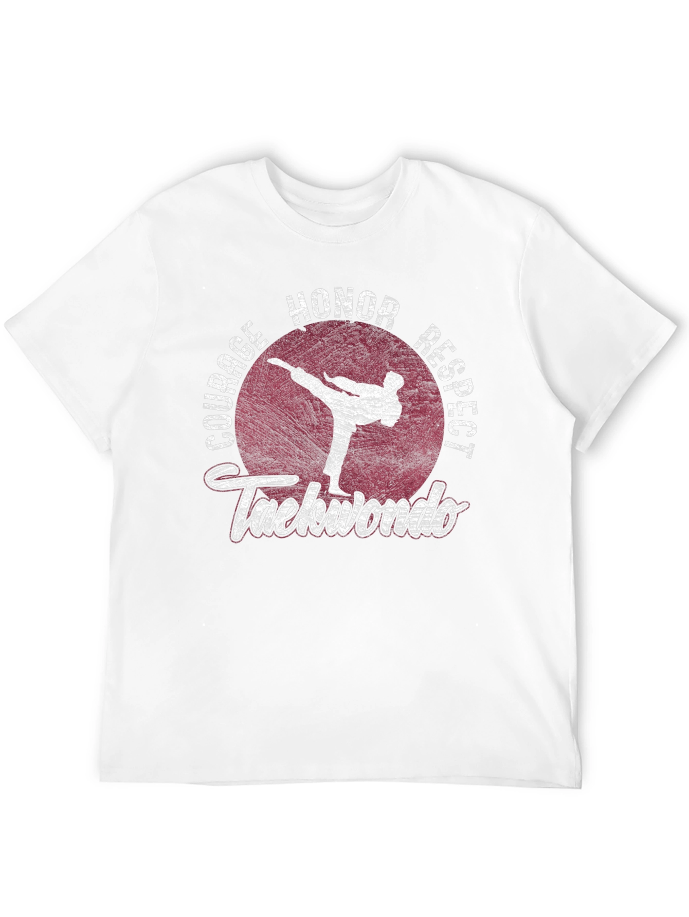 Taekwondo Graphic Tee: Courage Honor Respect