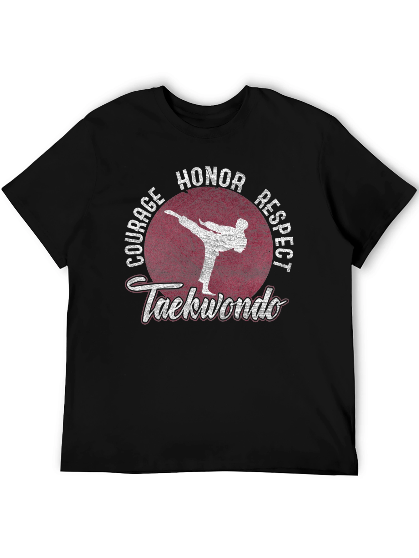 Taekwondo Graphic Tee: Courage Honor Respect