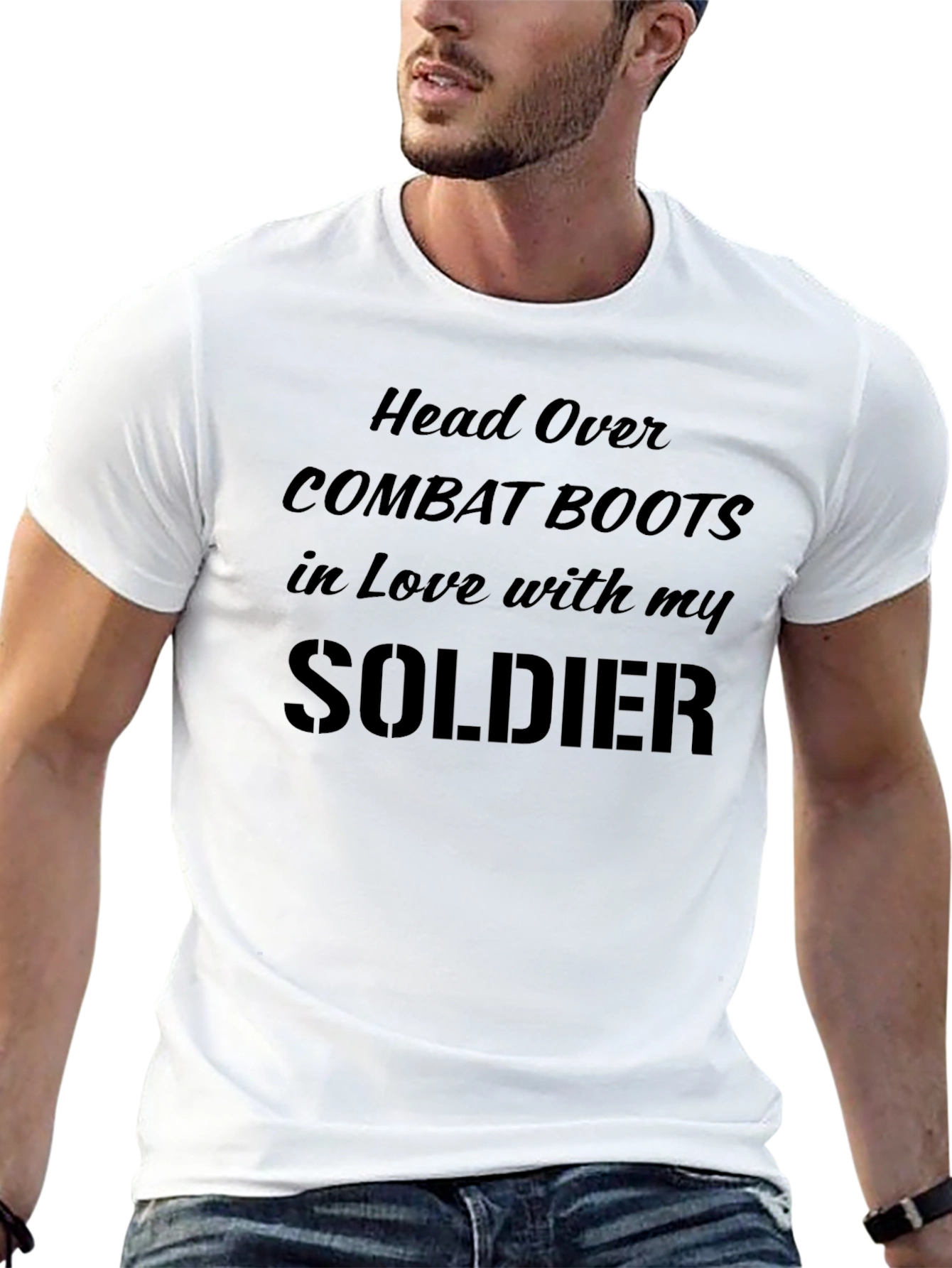 Head Over Combat Boots Soldier T-Shirt