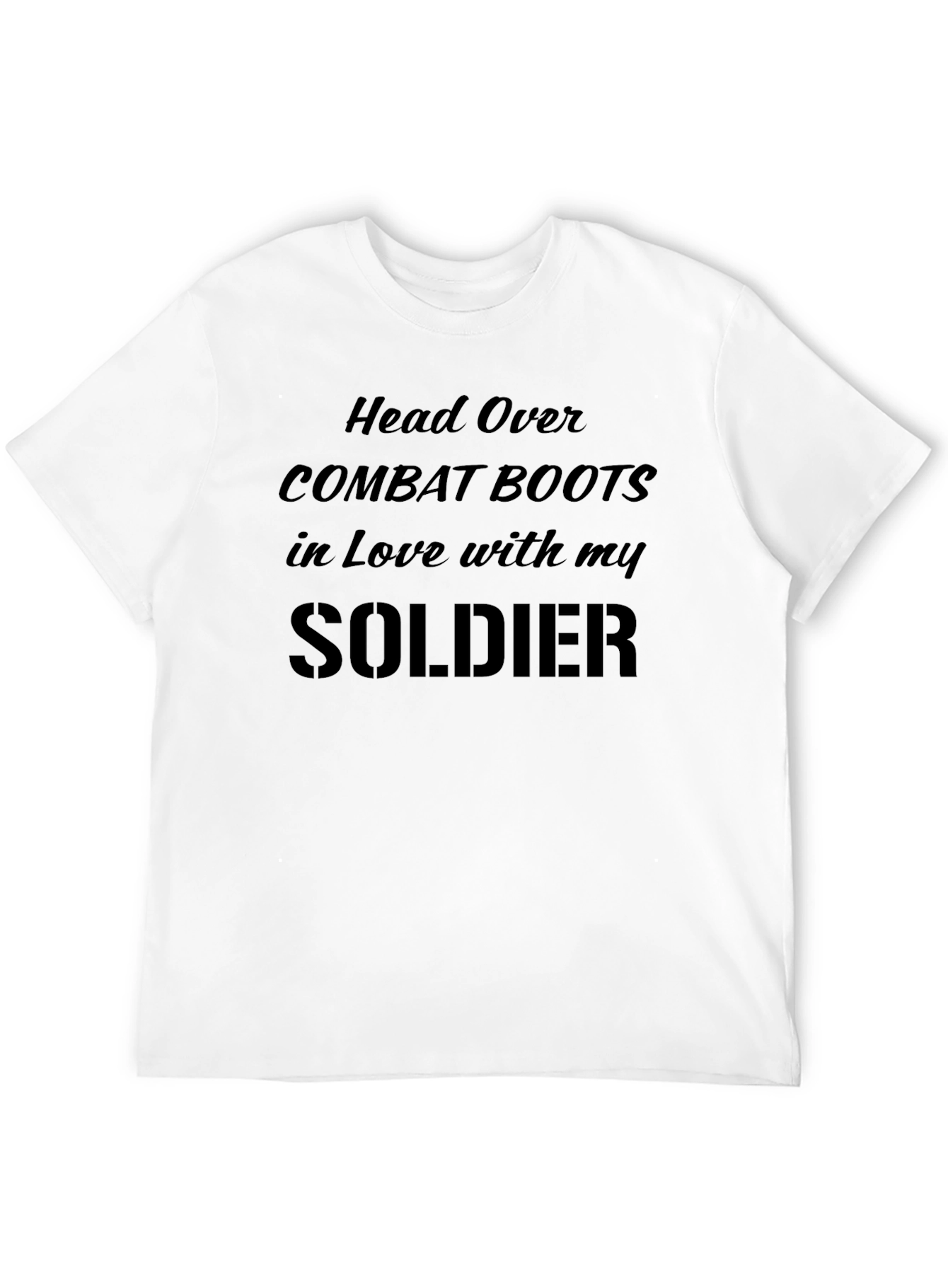Head Over Combat Boots Soldier T-Shirt