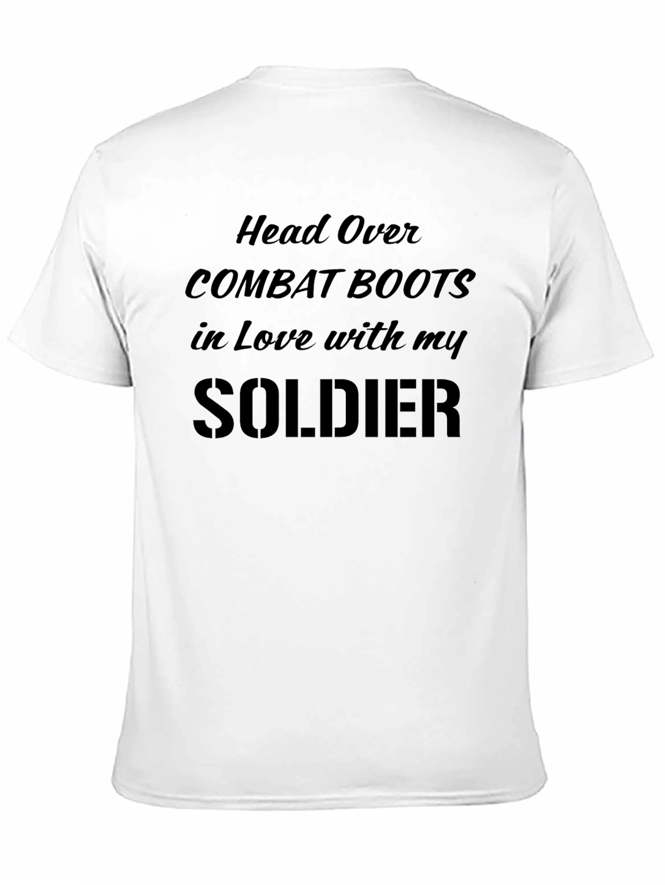 Head Over Combat Boots Soldier T-Shirt