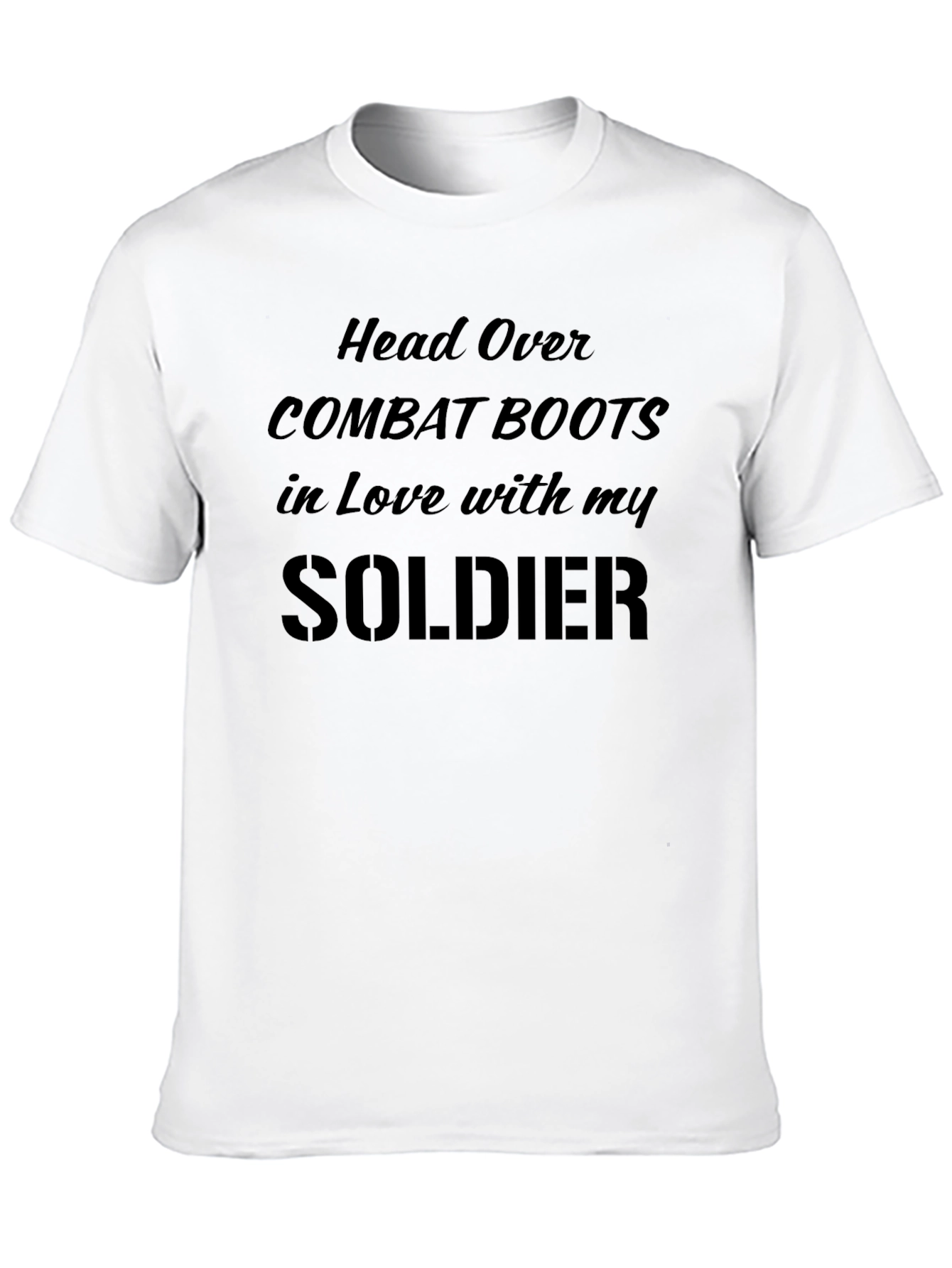 Head Over Combat Boots Soldier T-Shirt