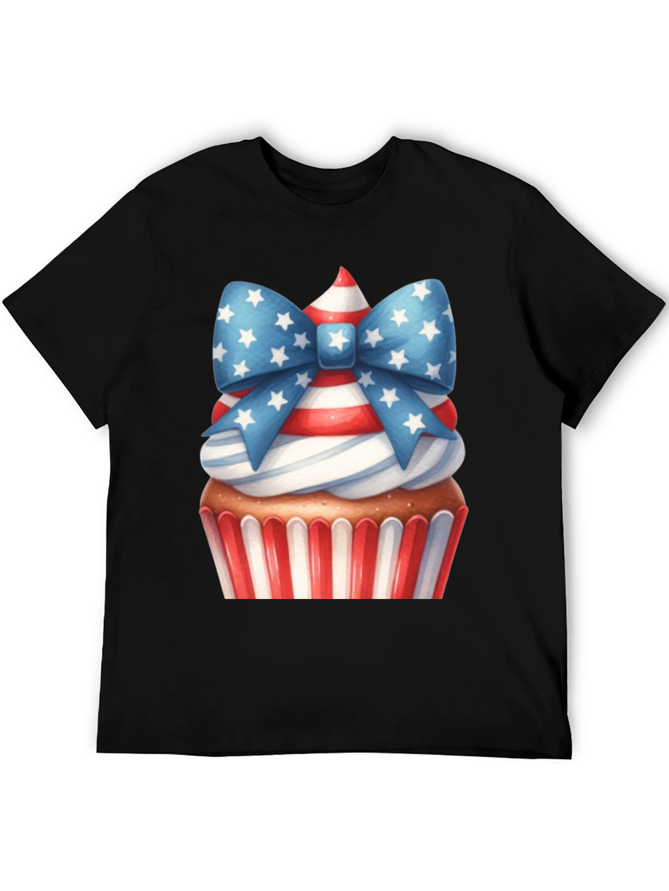 Patriotic Cupcake Graphic Tee