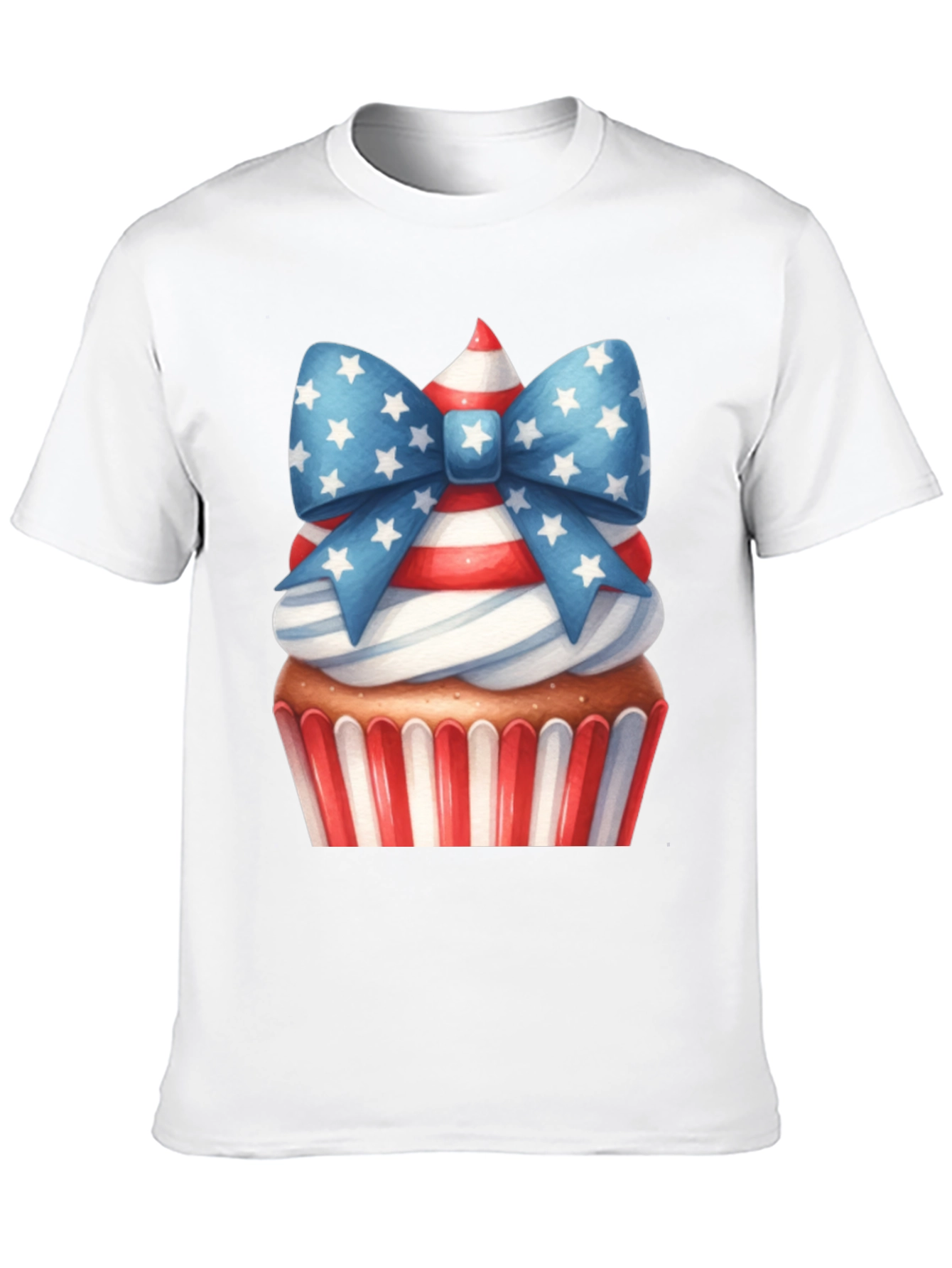 Patriotic Cupcake Graphic Tee
