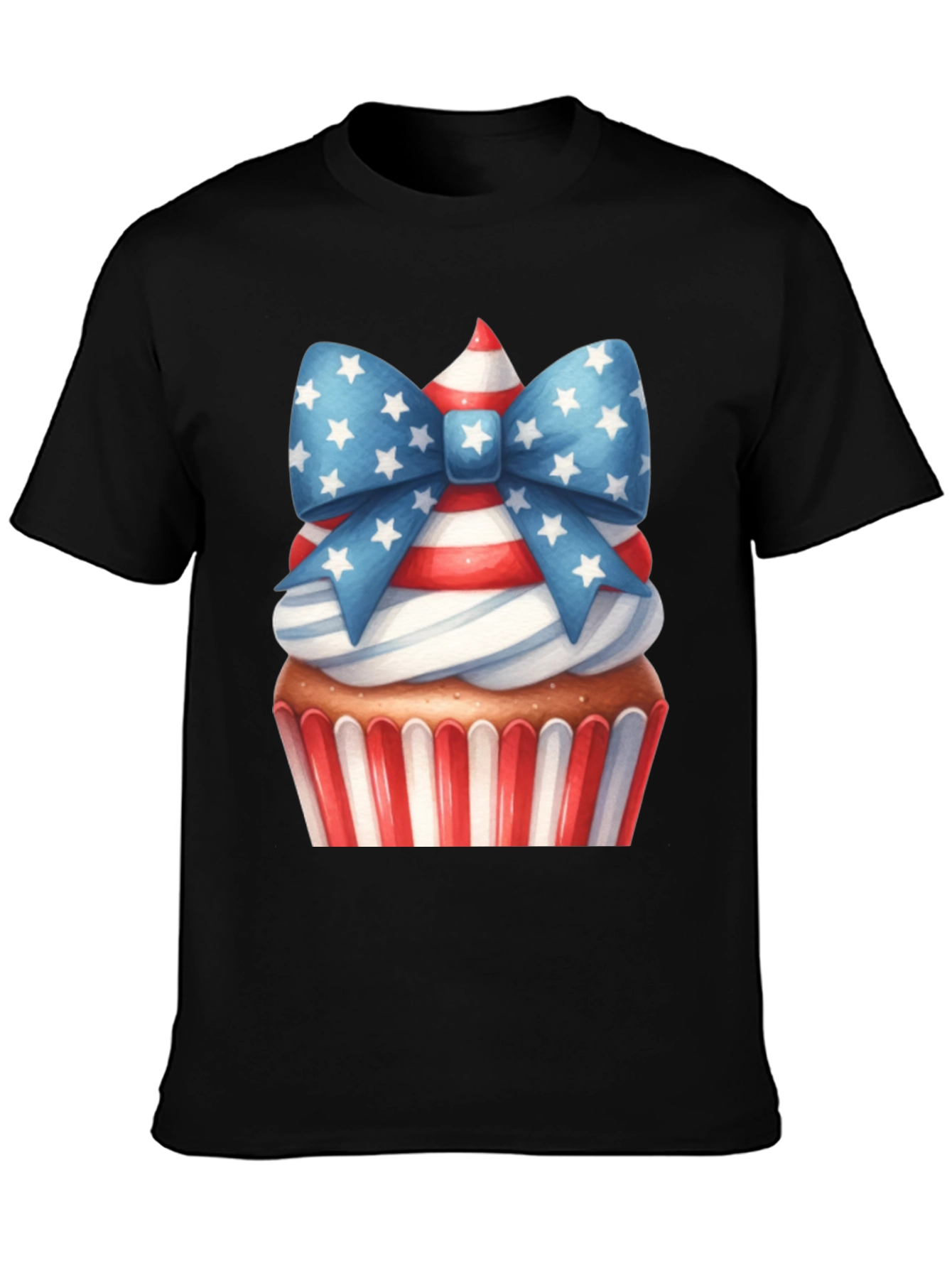 Patriotic Cupcake Graphic Tee