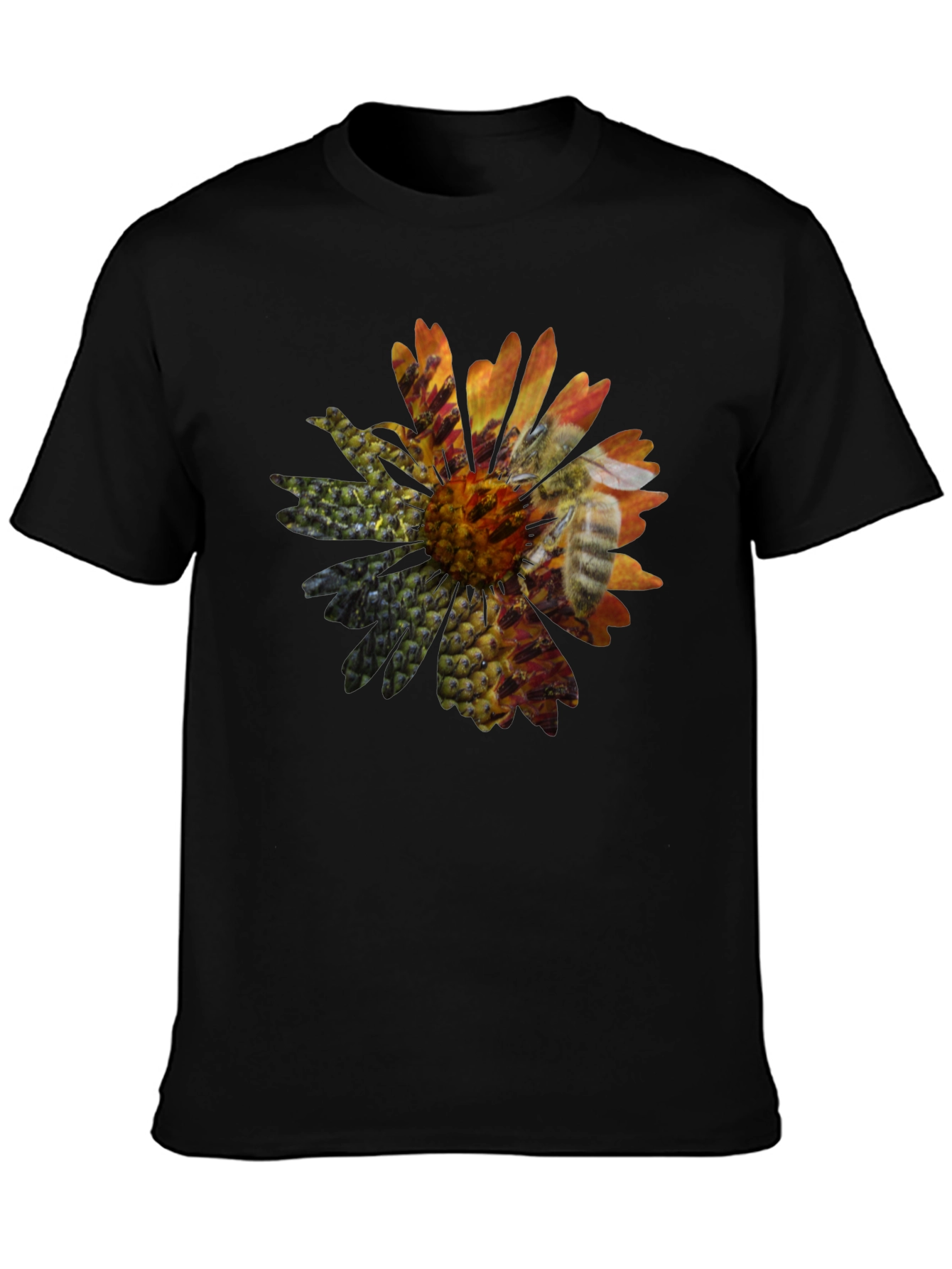 Bee and Flower Graphic T-Shirt