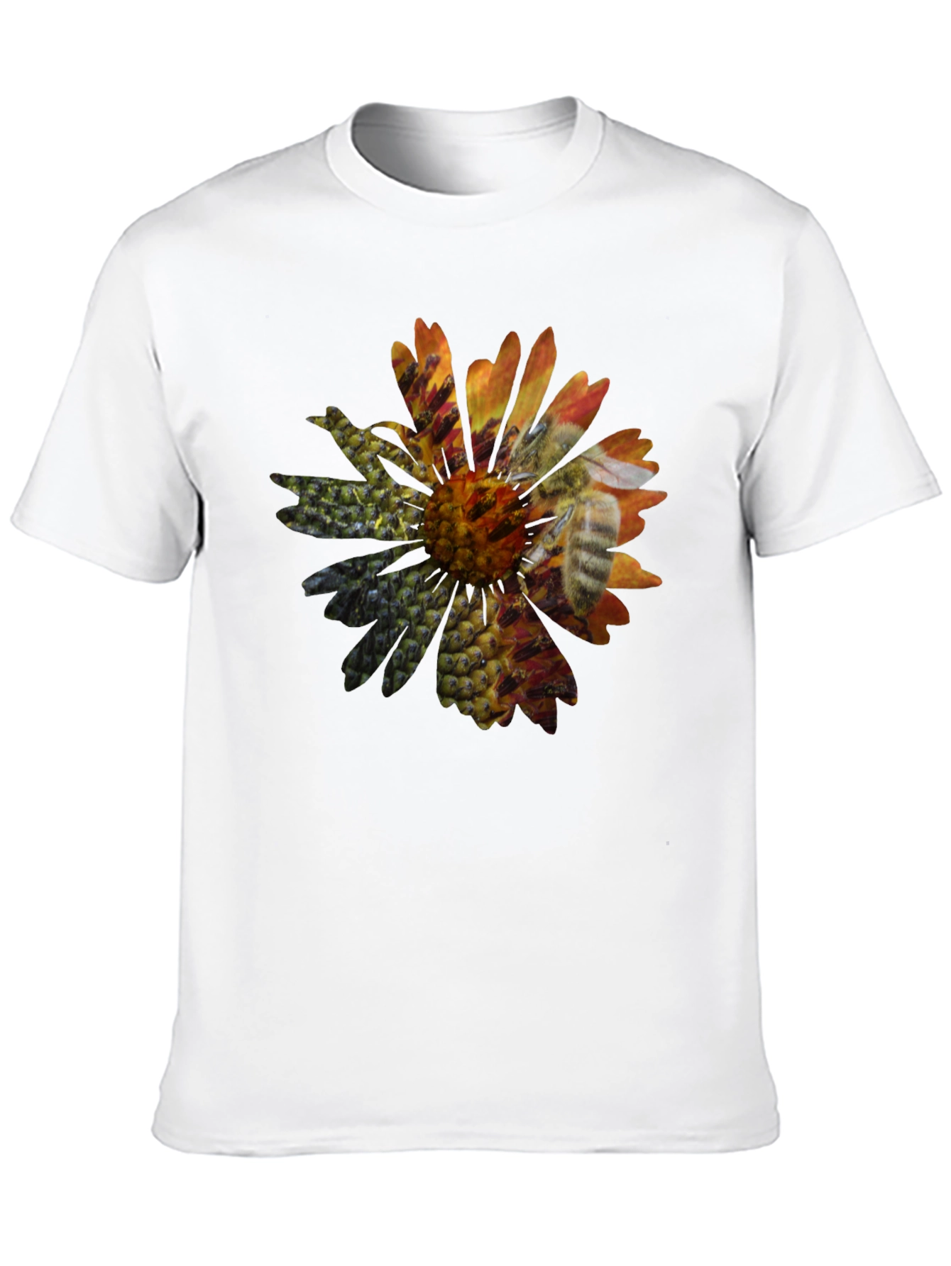 Bee and Flower Graphic T-Shirt
