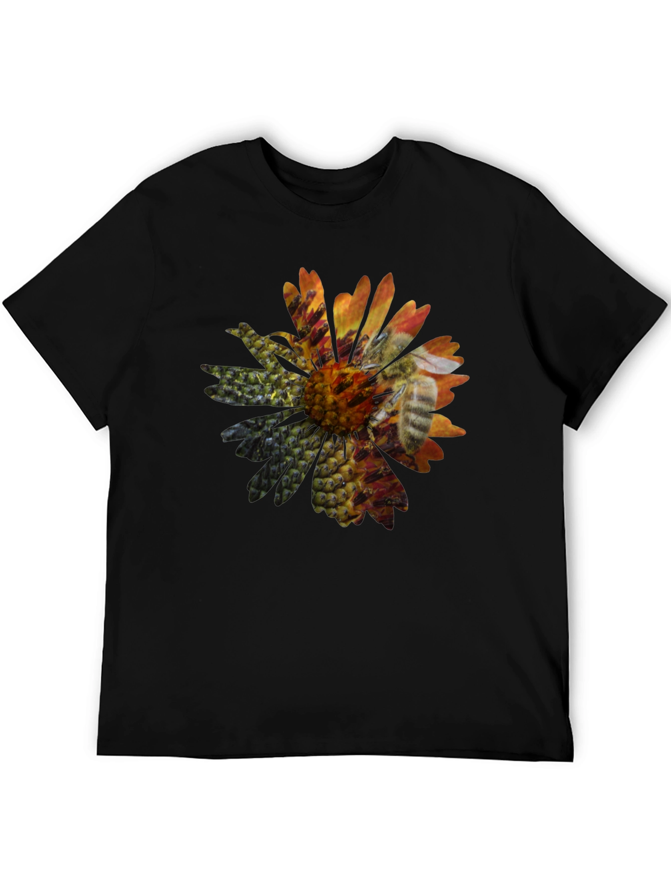 Bee and Flower Graphic T-Shirt