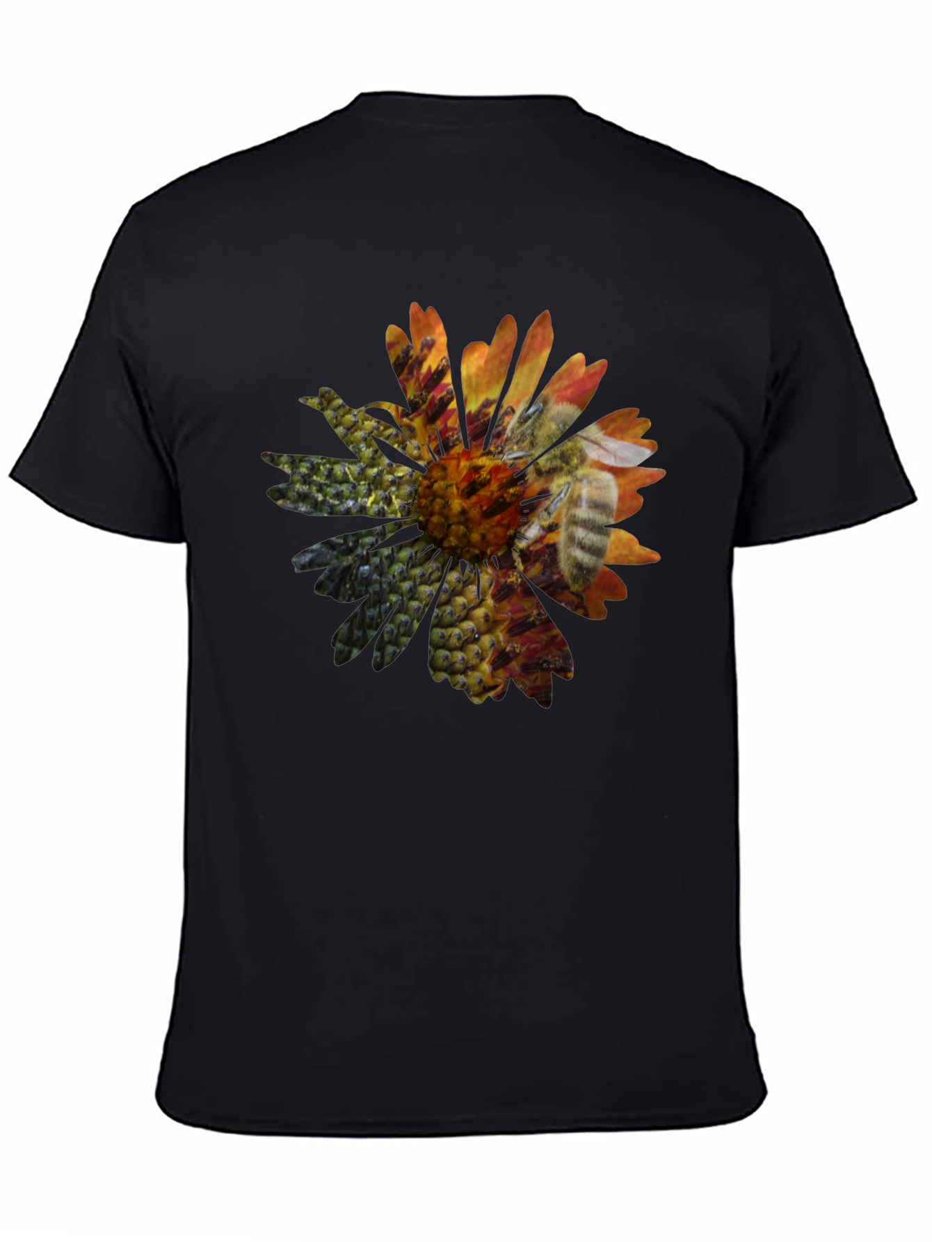 Bee and Flower Graphic T-Shirt