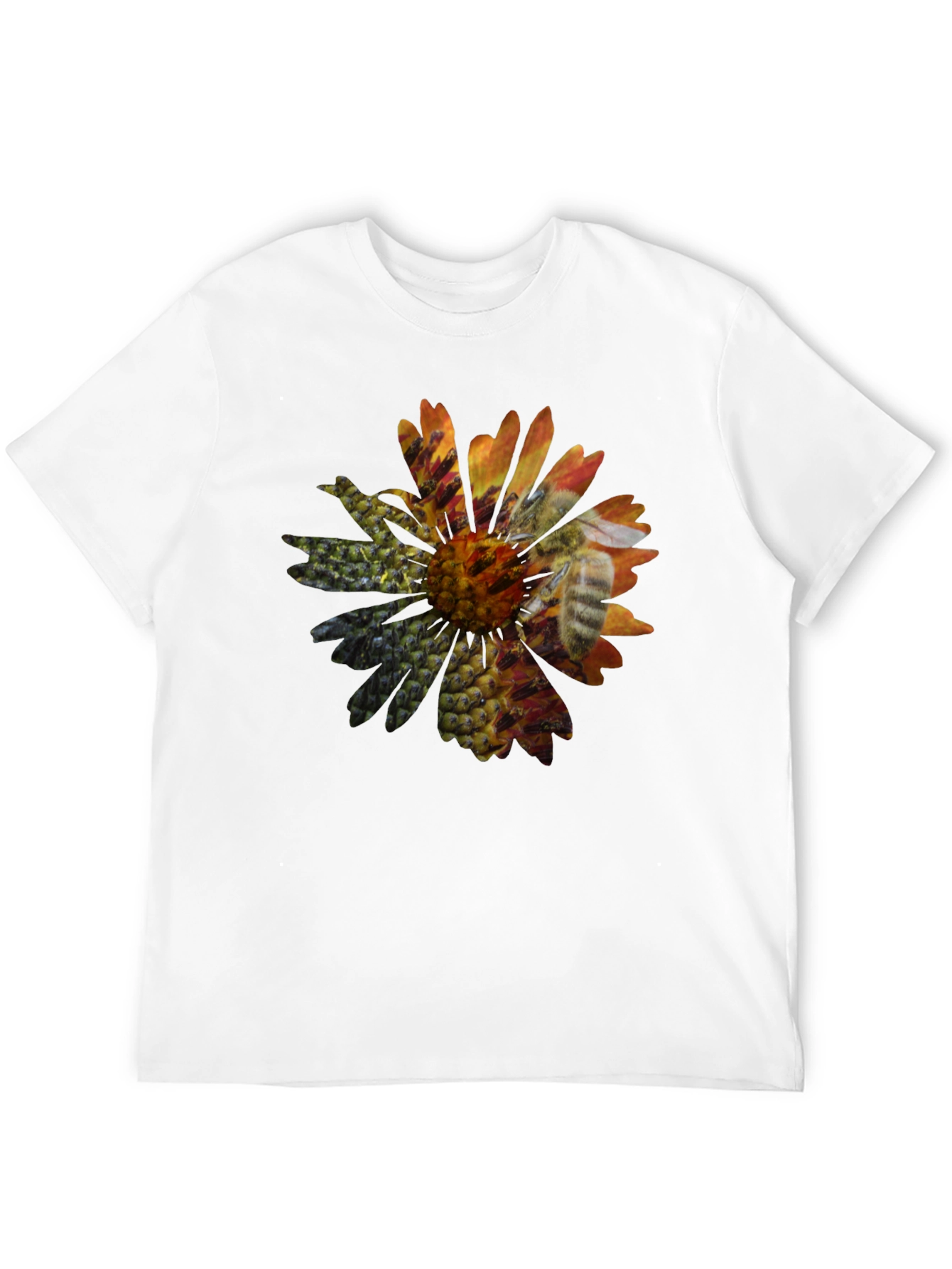 Bee and Flower Graphic T-Shirt