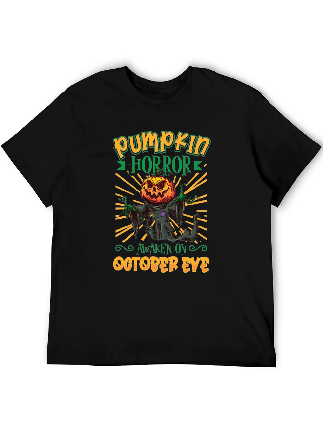 Pumpkin Horror Halloween T-Shirt