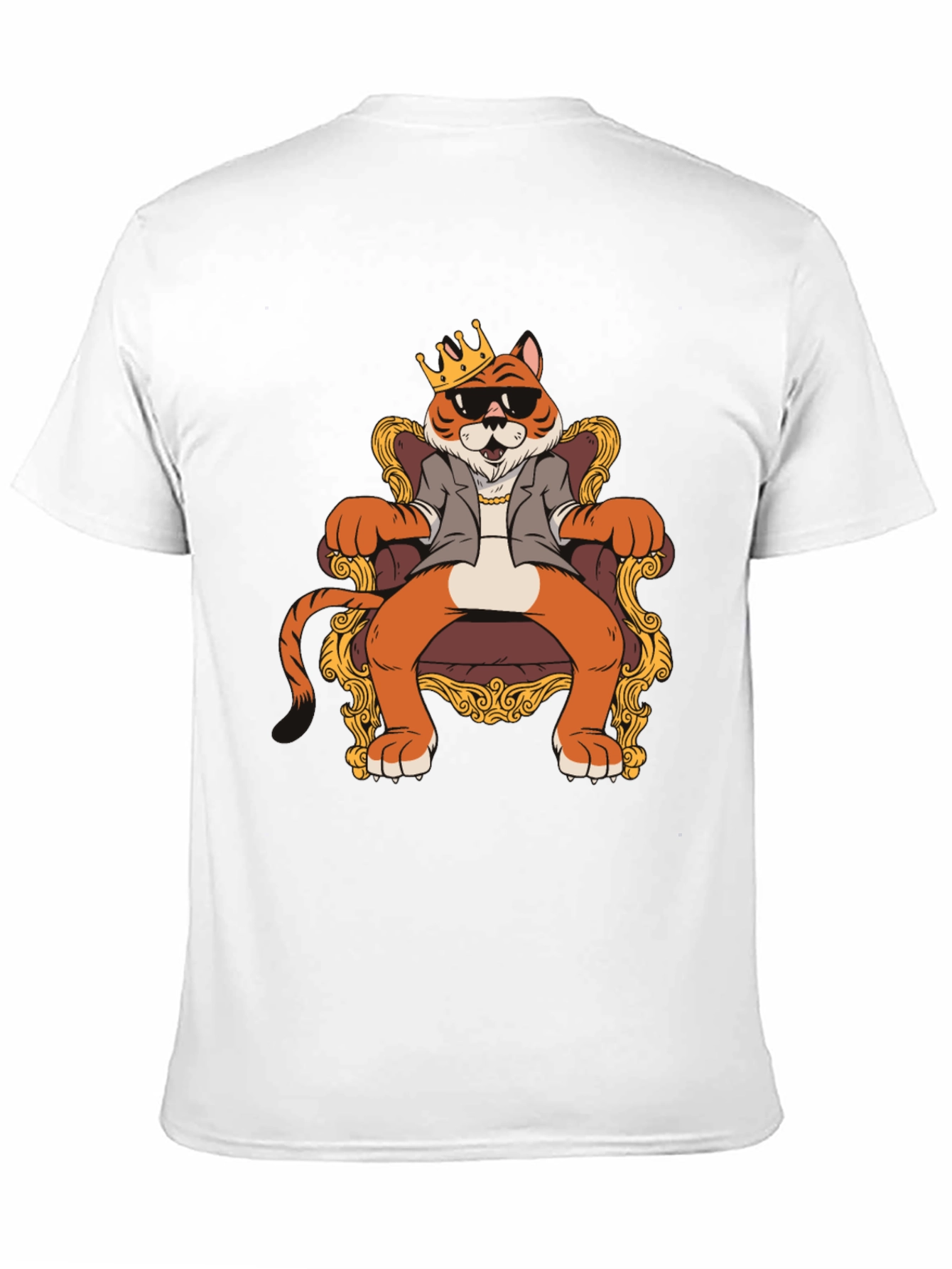 Tiger King Graphic T-Shirt - Cool Animal Tee