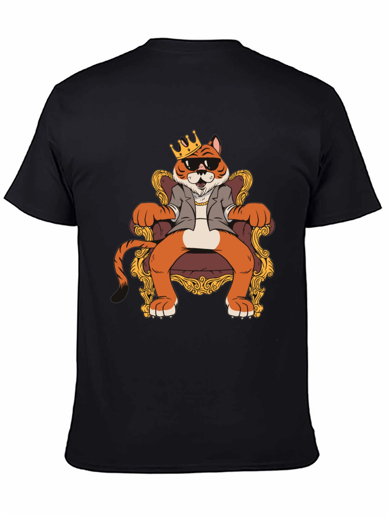Tiger King Graphic T-Shirt - Cool Animal Tee