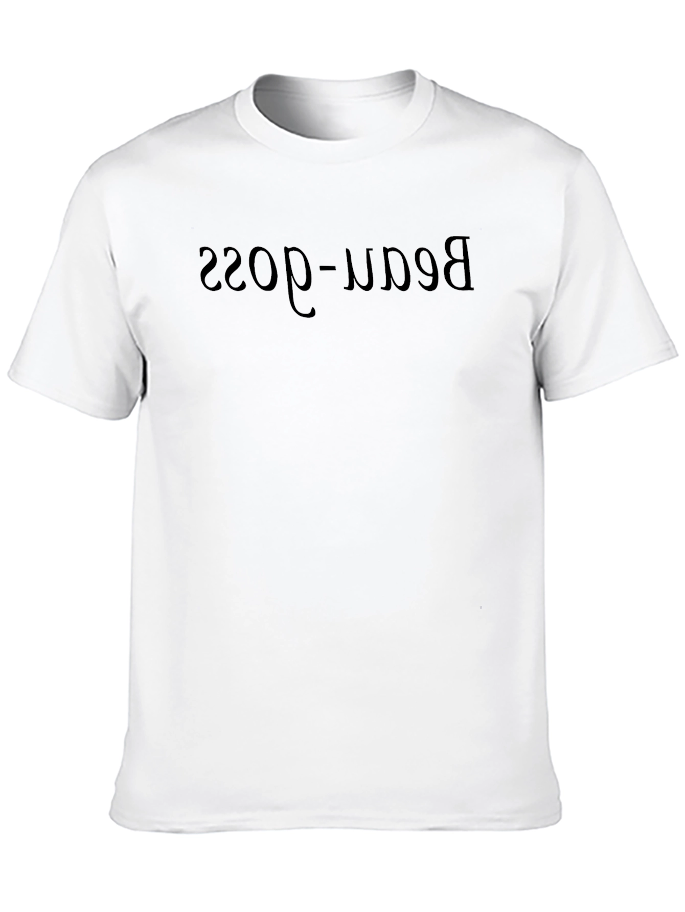 Funny Bean Boss Tee - Soft Cotton Casual T-Shirt