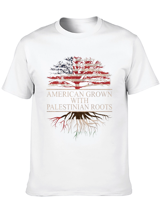 American Grown with Palestinian Roots T-Shirt