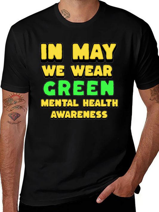 Green Mental Health Awareness T-Shirt