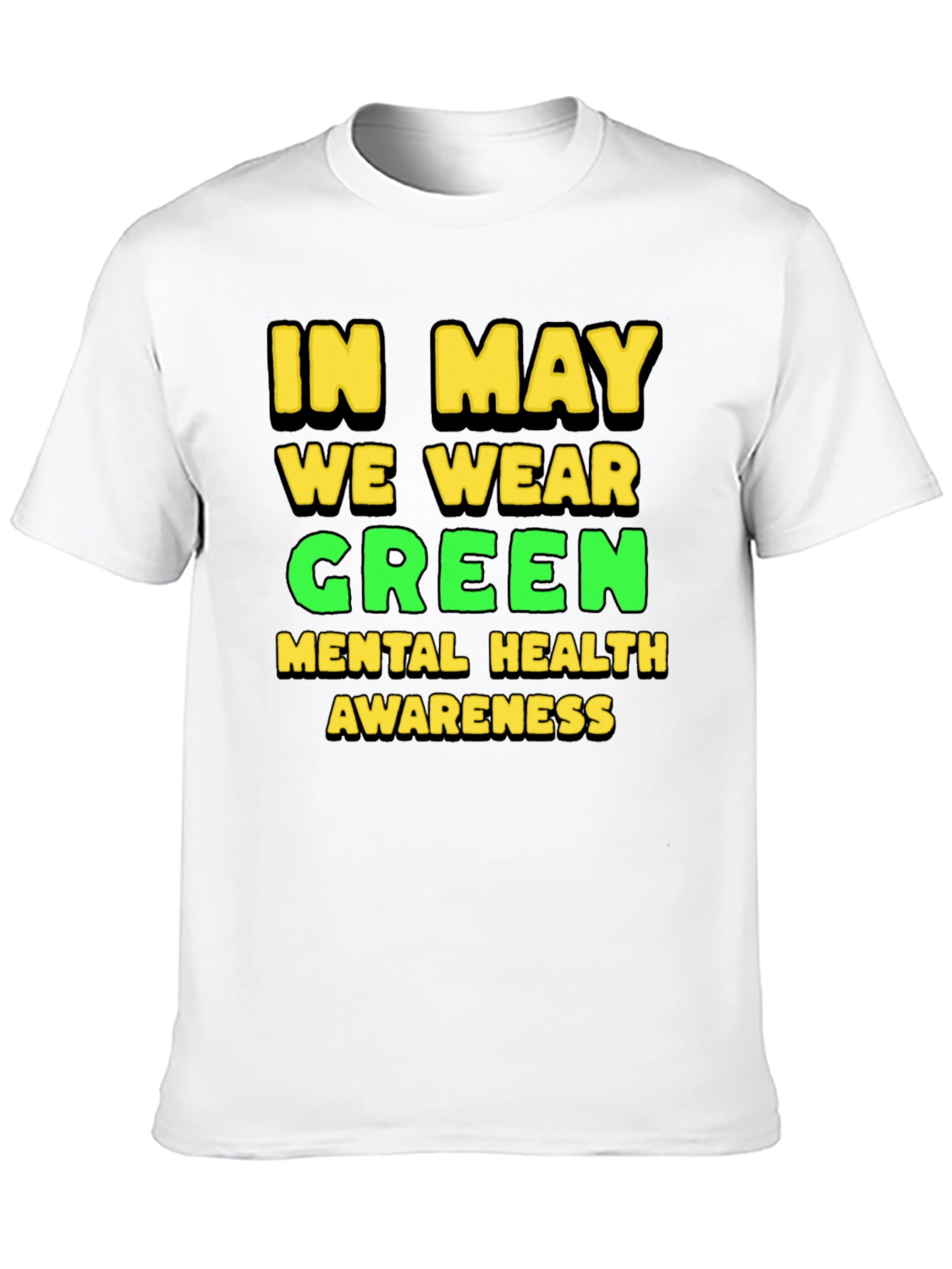 Green Mental Health Awareness T-Shirt