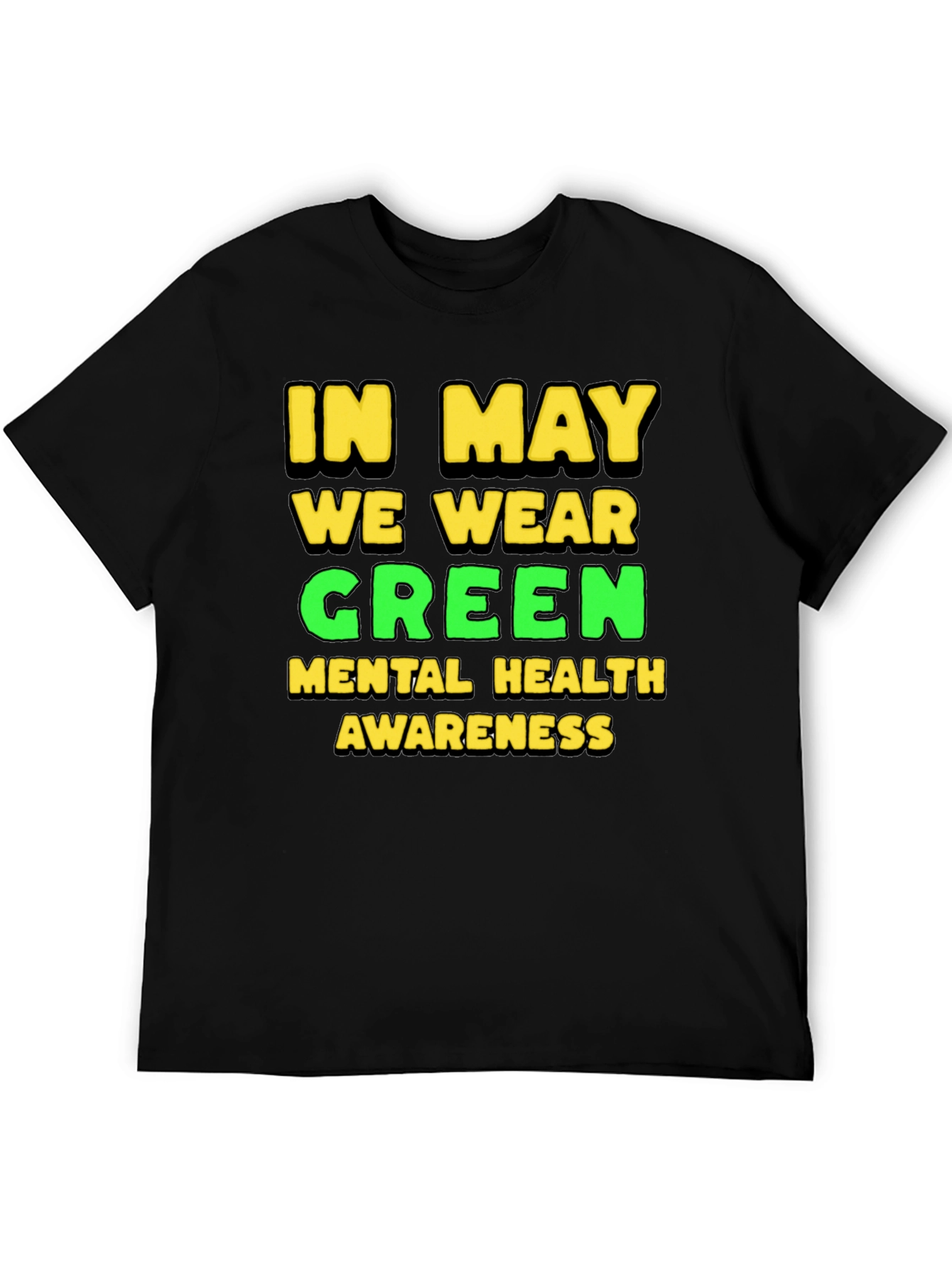 Green Mental Health Awareness T-Shirt