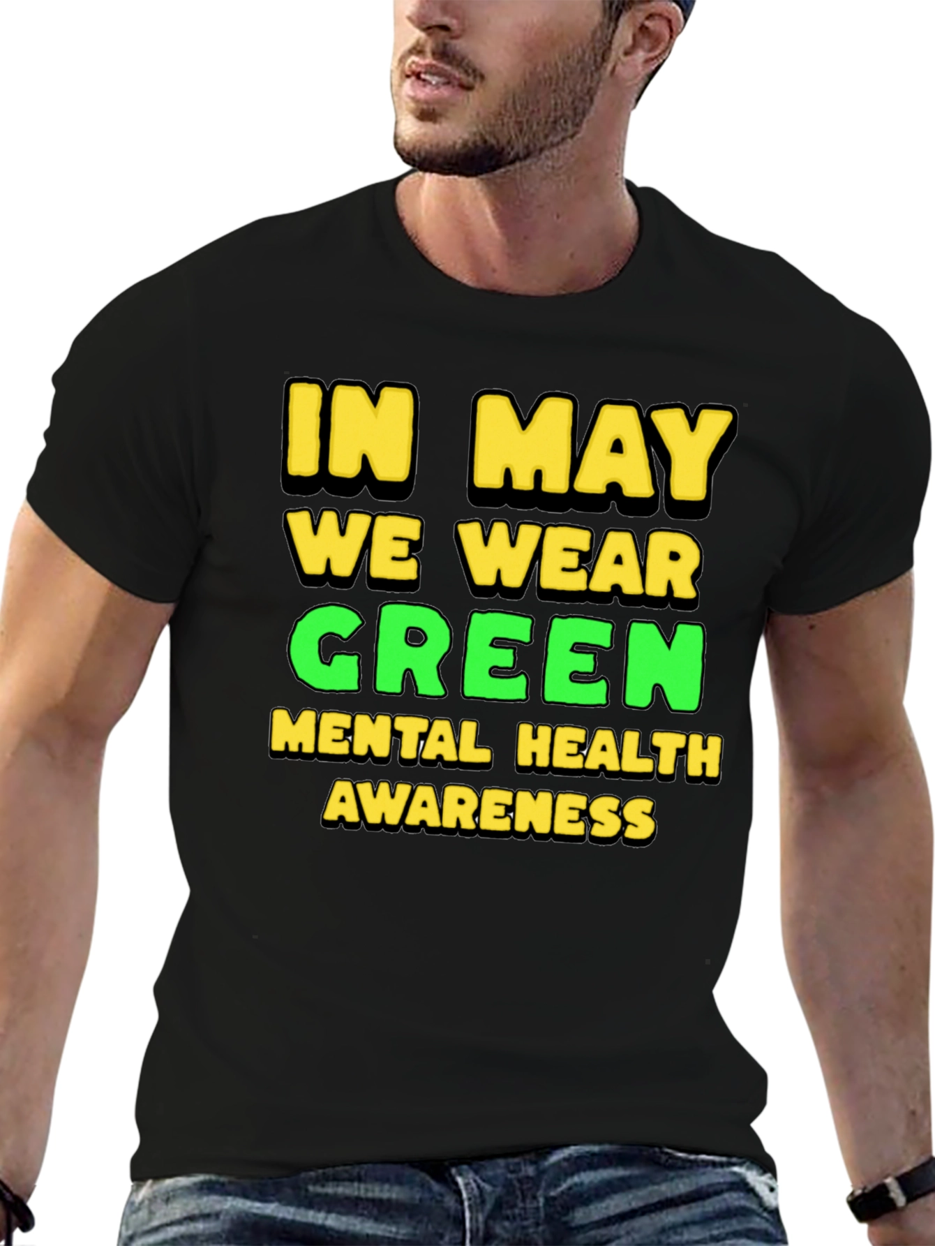 Green Mental Health Awareness T-Shirt