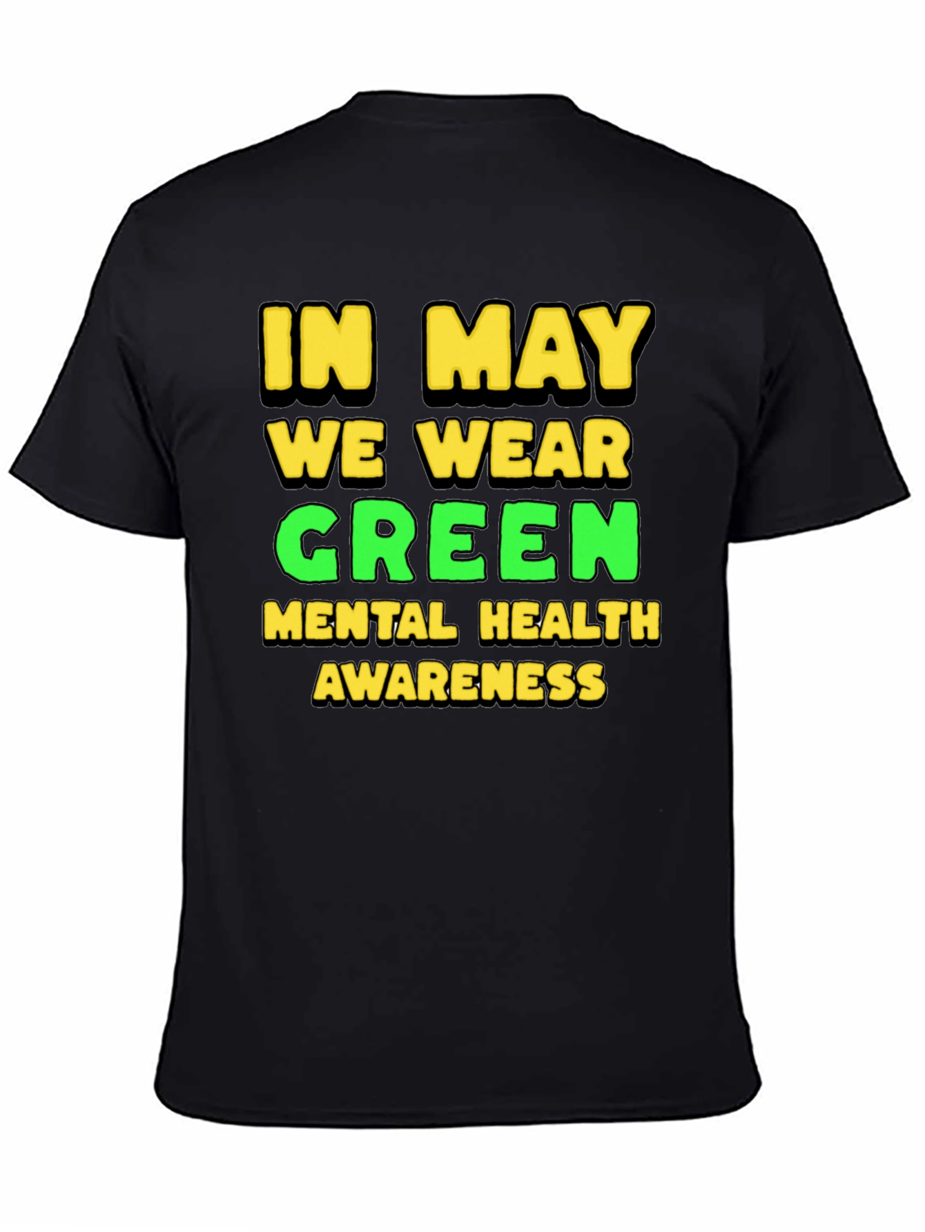 Green Mental Health Awareness T-Shirt