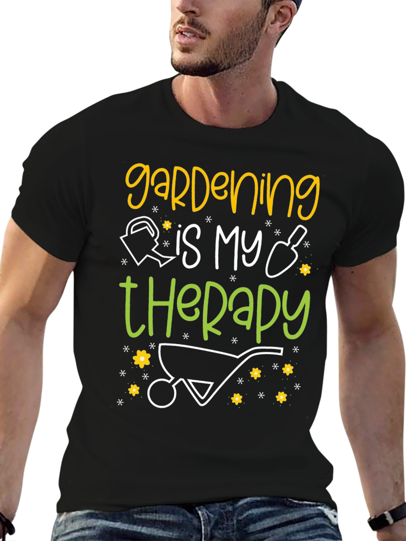 Gardening is My Therapy Graphic Tee