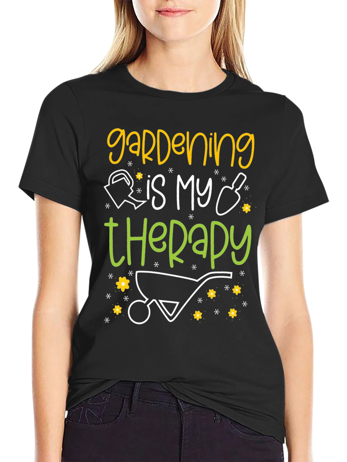 Gardening is My Therapy Graphic Tee