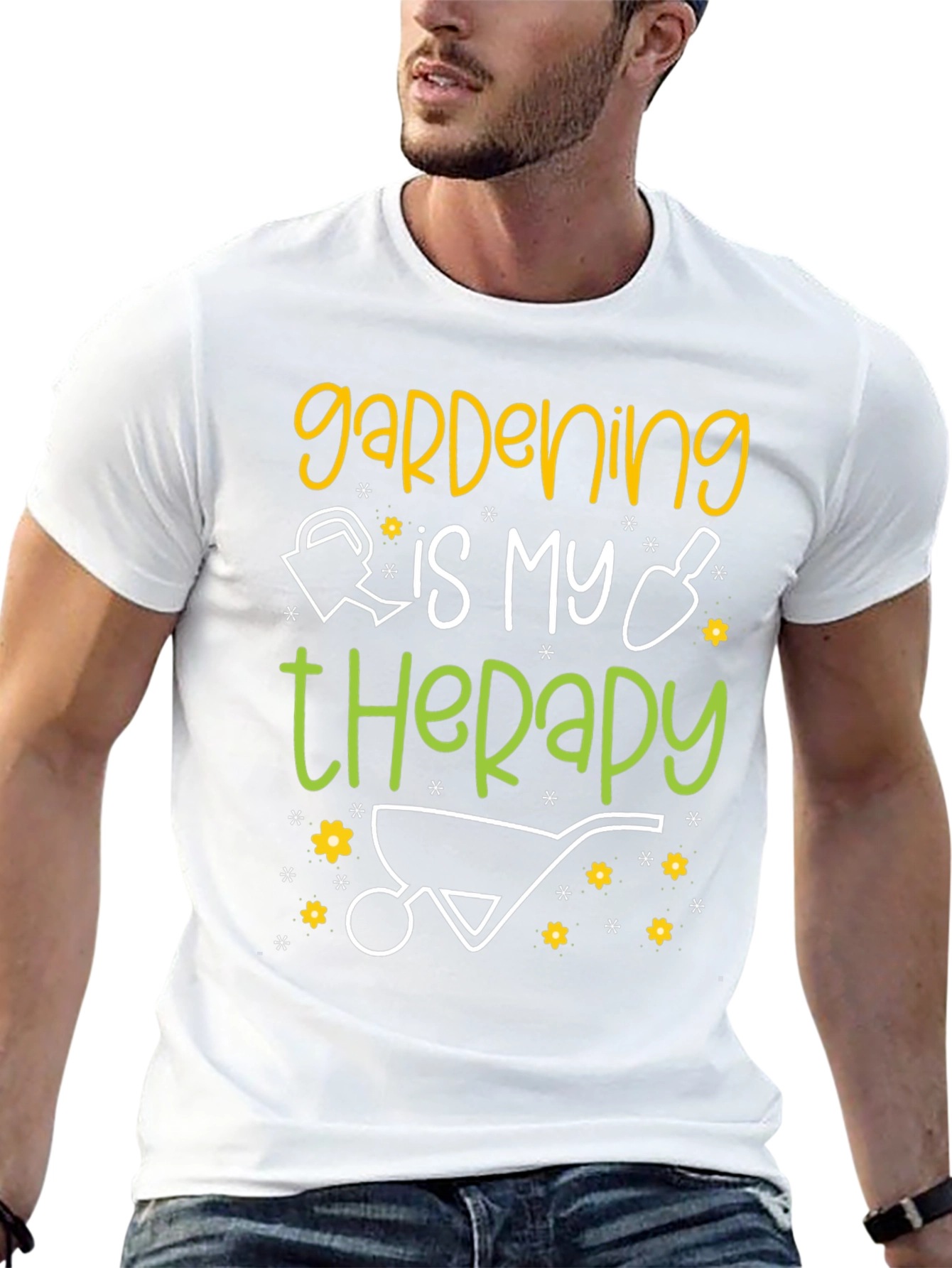 Gardening is My Therapy Graphic Tee