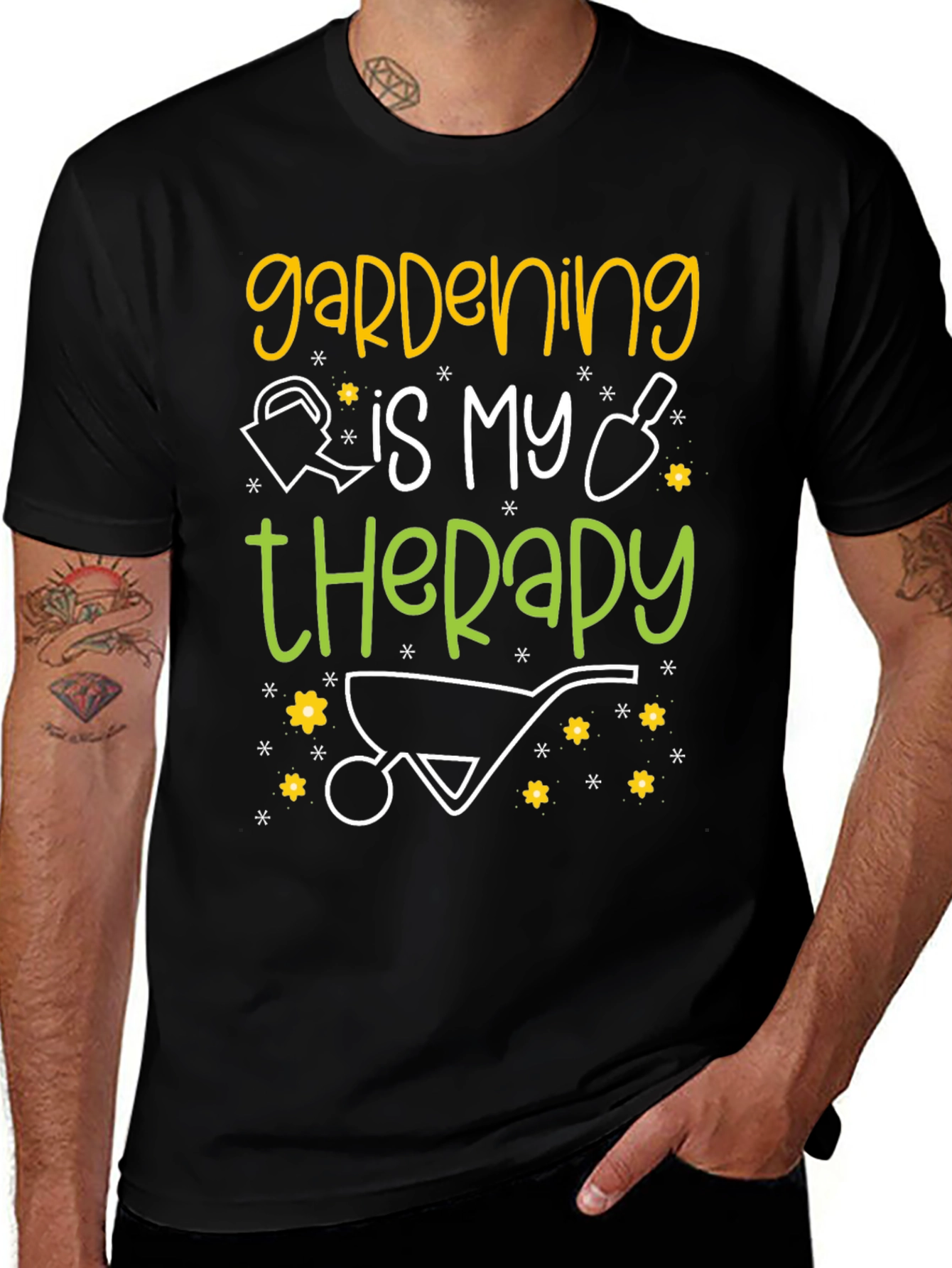 Gardening is My Therapy Graphic Tee
