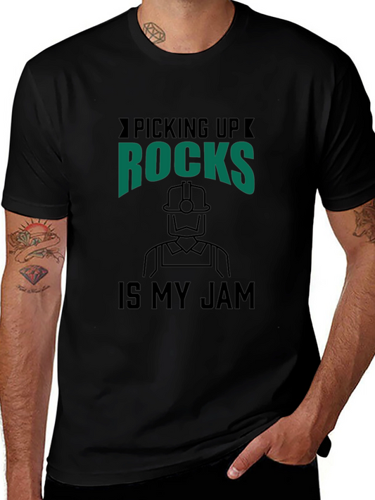 Rock Collector T-Shirt: Picking Up Rocks is My Jam
