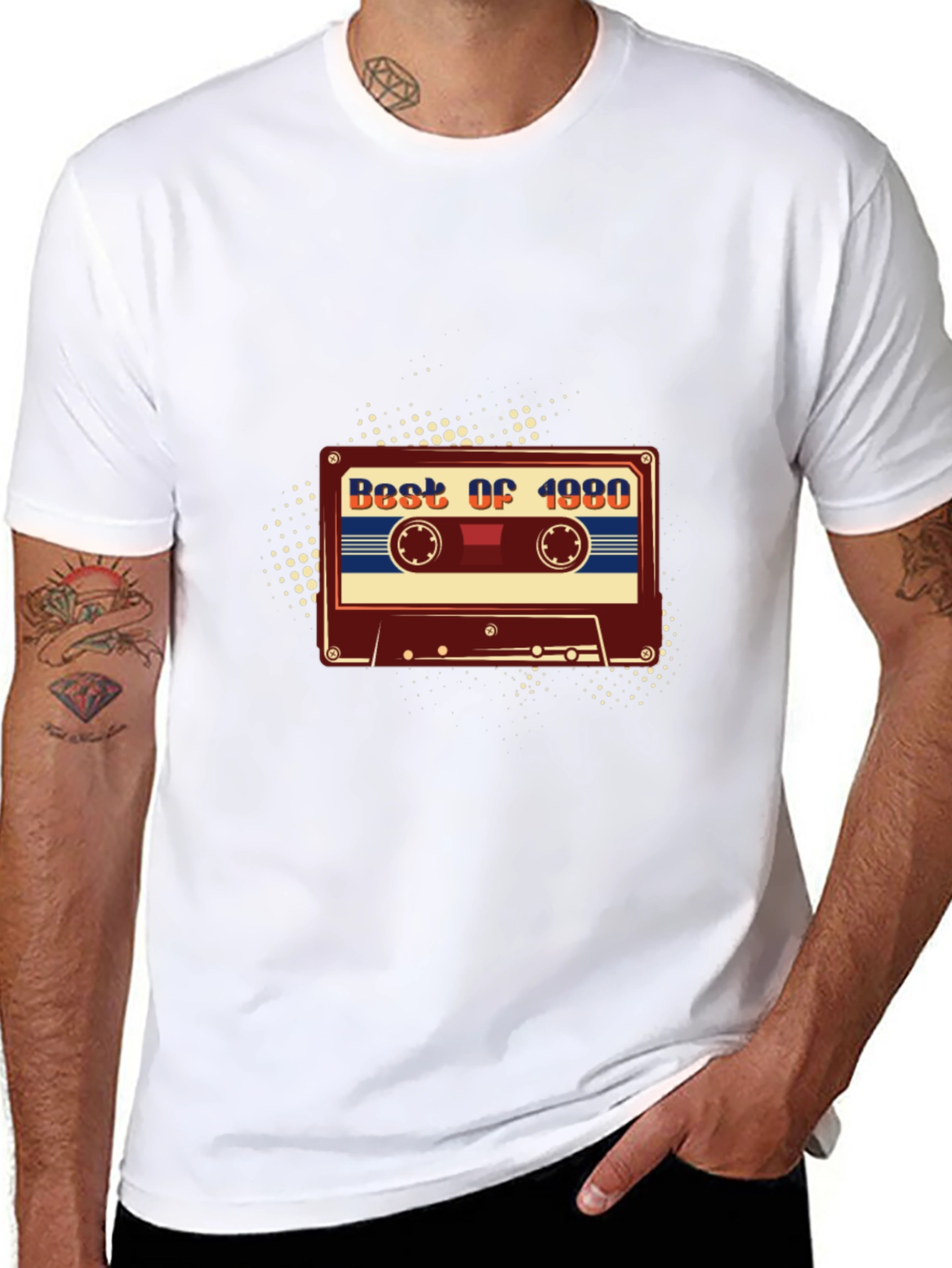 Best of 1980 Cassette Tape Graphic T-Shirt