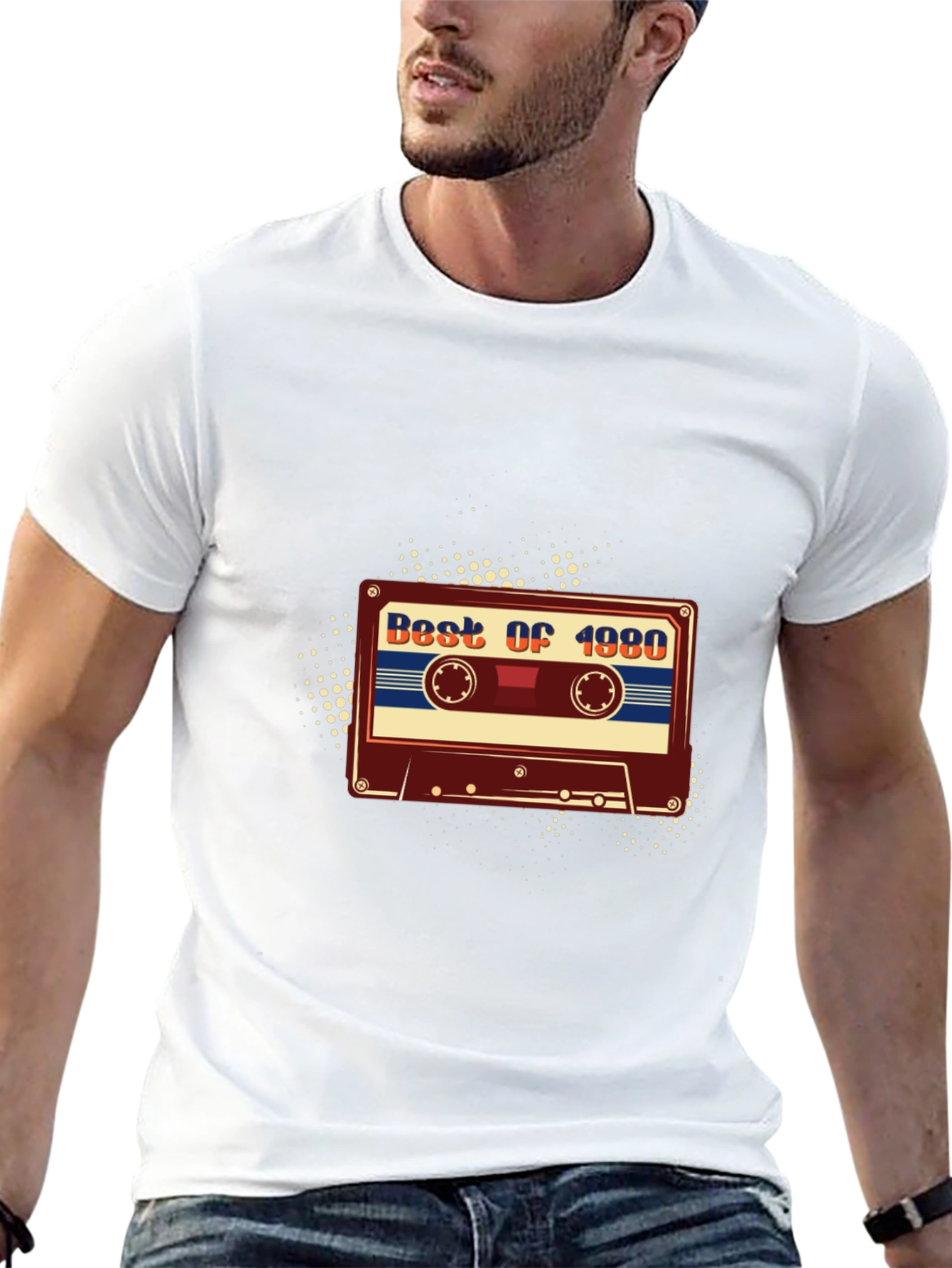 Best of 1980 Cassette Tape Graphic T-Shirt