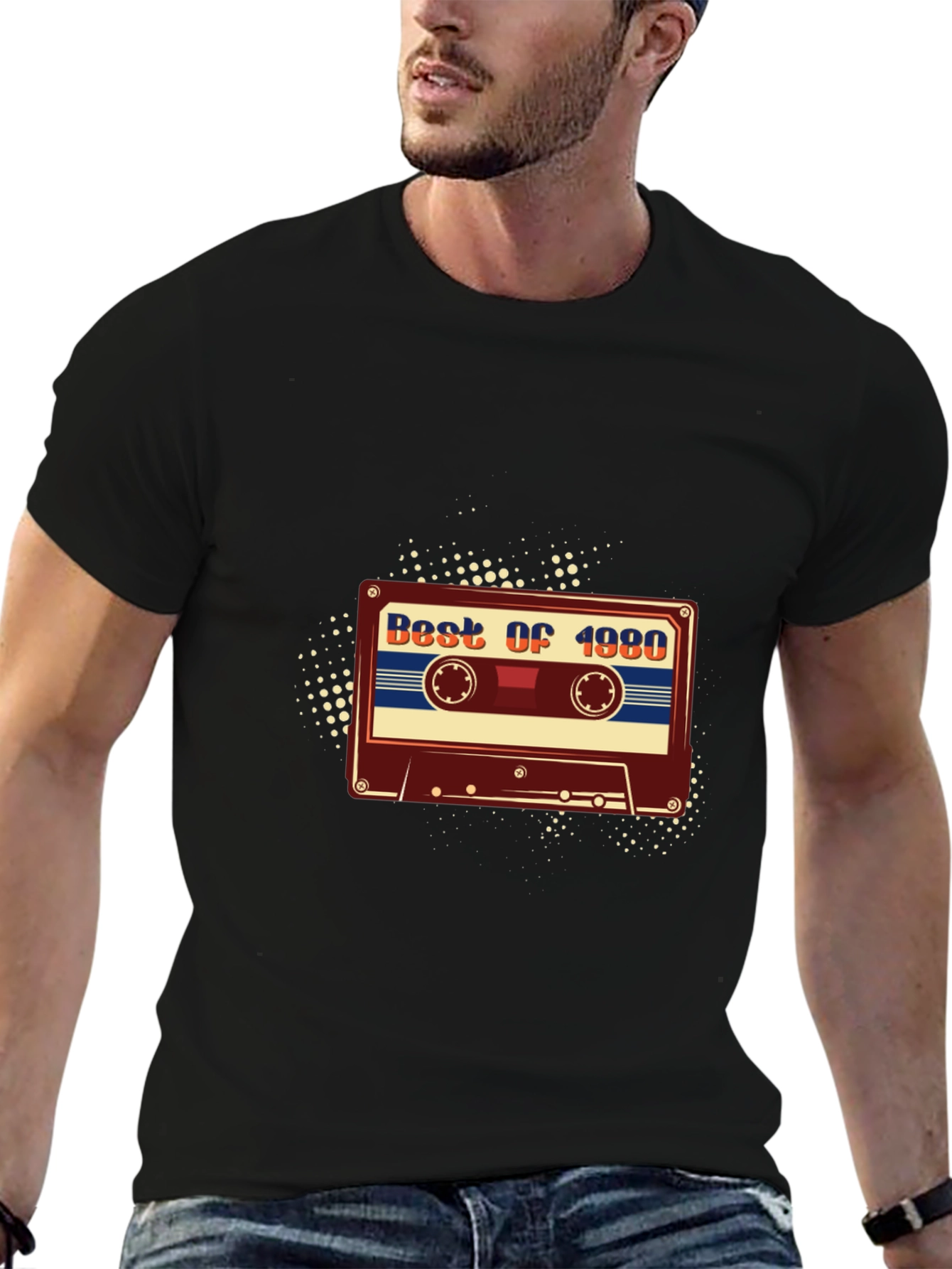 Best of 1980 Cassette Tape Graphic T-Shirt