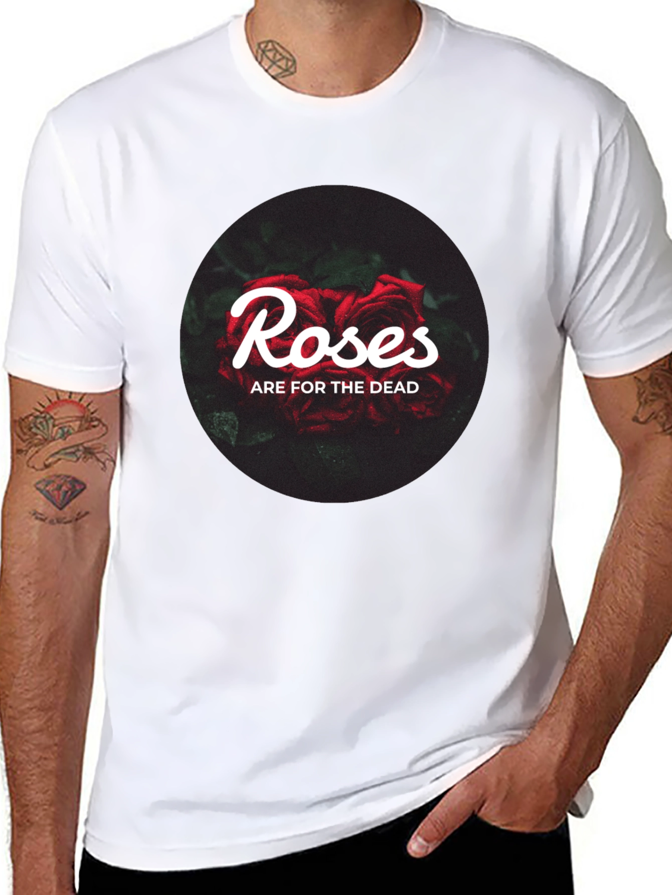 Roses Are For The Dead Graphic T-Shirt