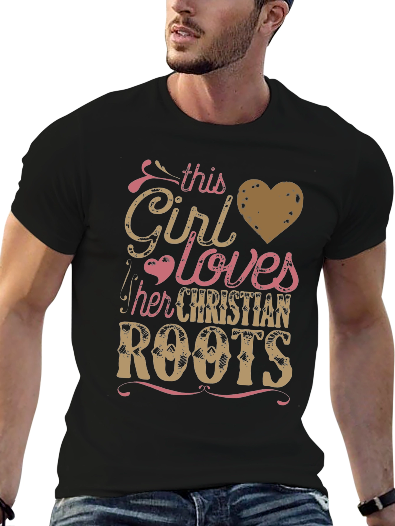Christian Roots Girl T-Shirt Faith-Based Apparel