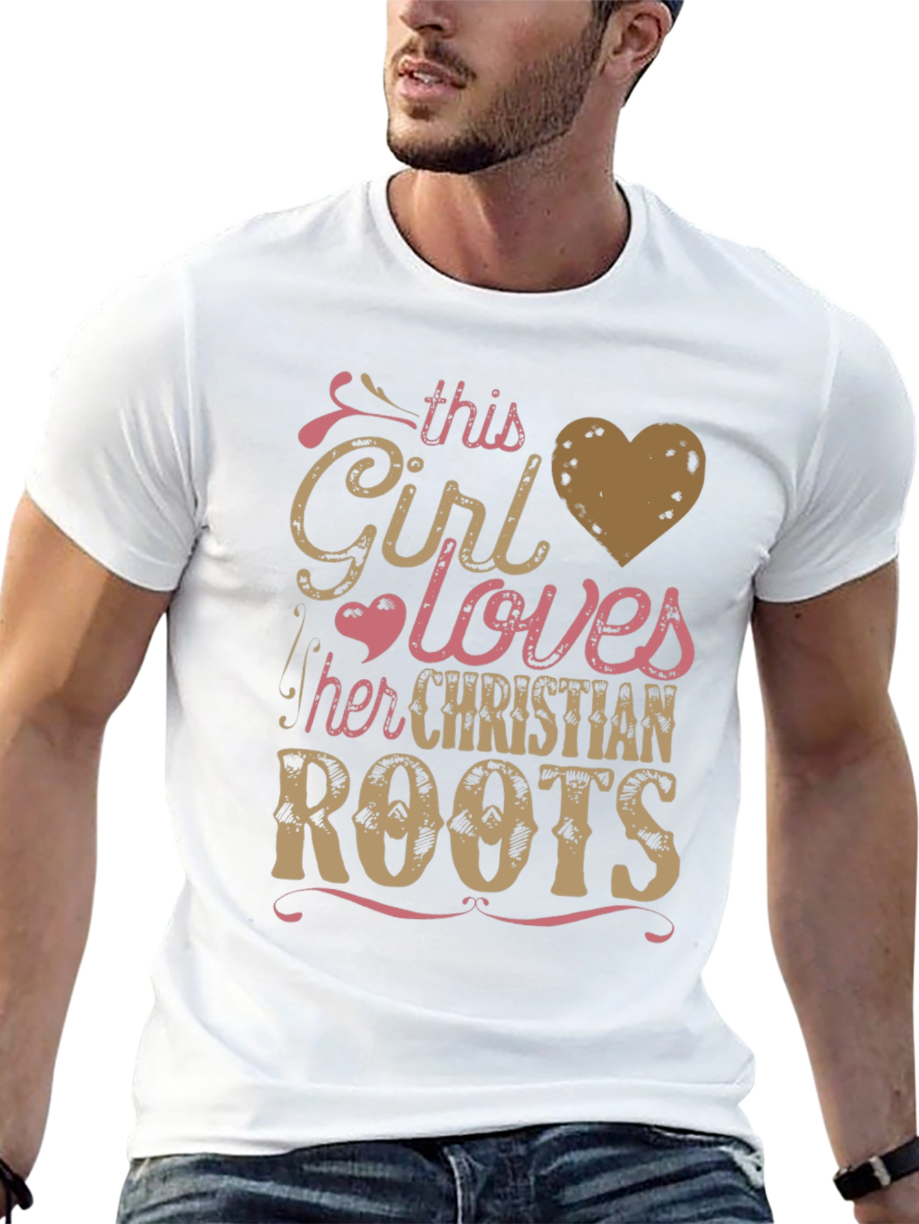 Christian Roots Girl T-Shirt Faith-Based Apparel