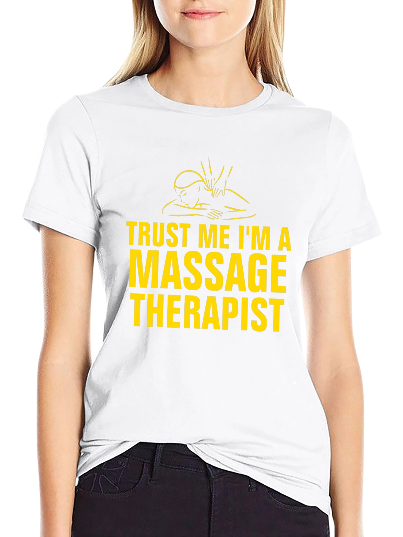 Trust Me Im A Massage Therapist Black T-Shirt