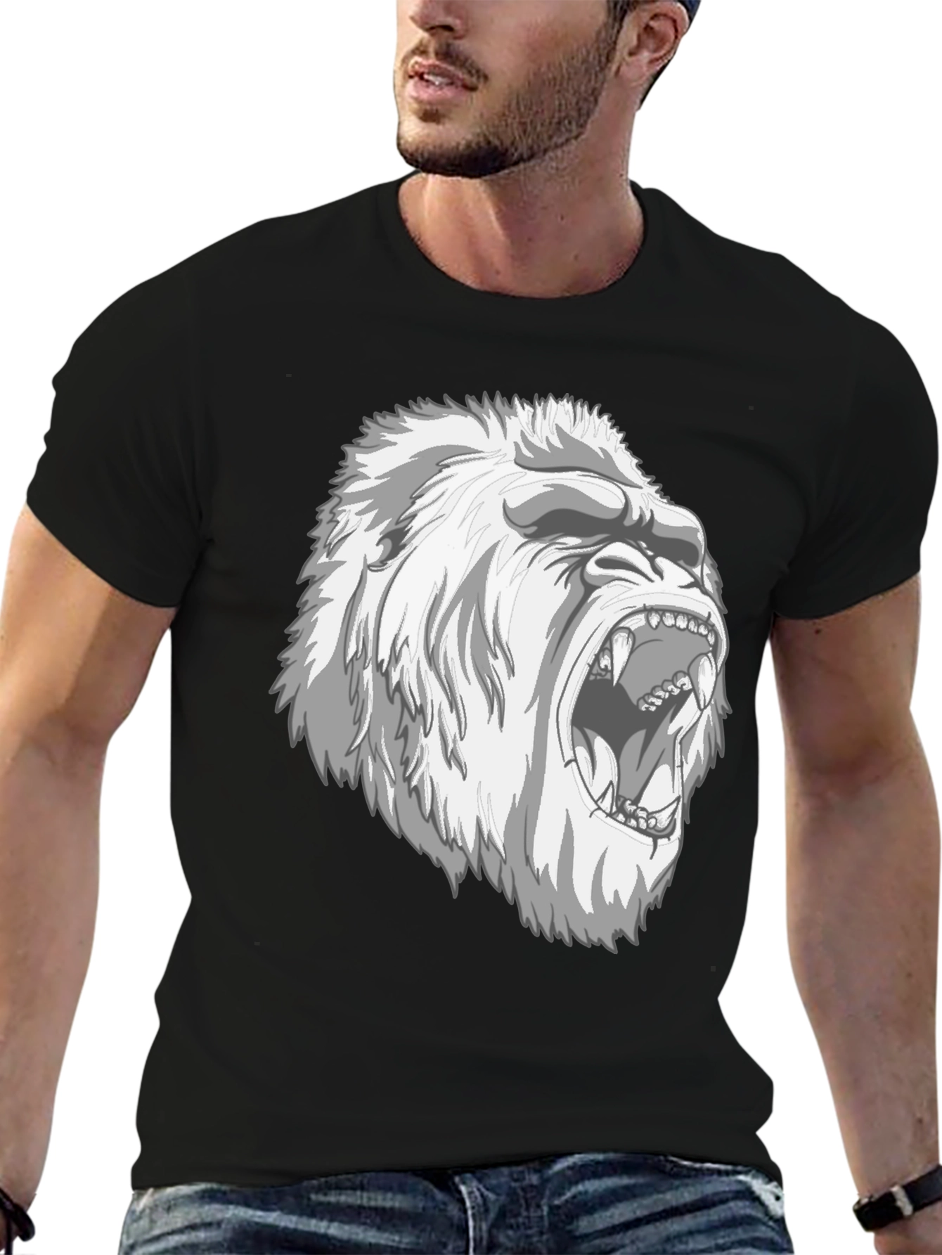 Gorilla Graphic Tee - Bold Statement Shirt