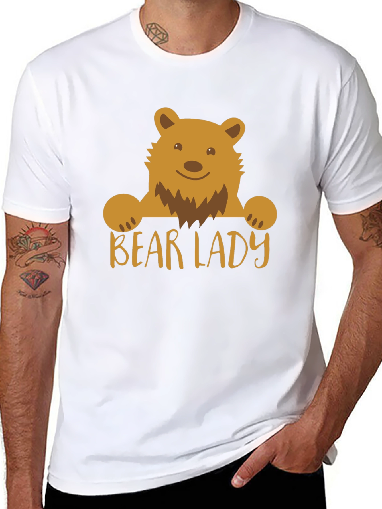 Bear Lady T-Shirt - Cute & Comfy Tee