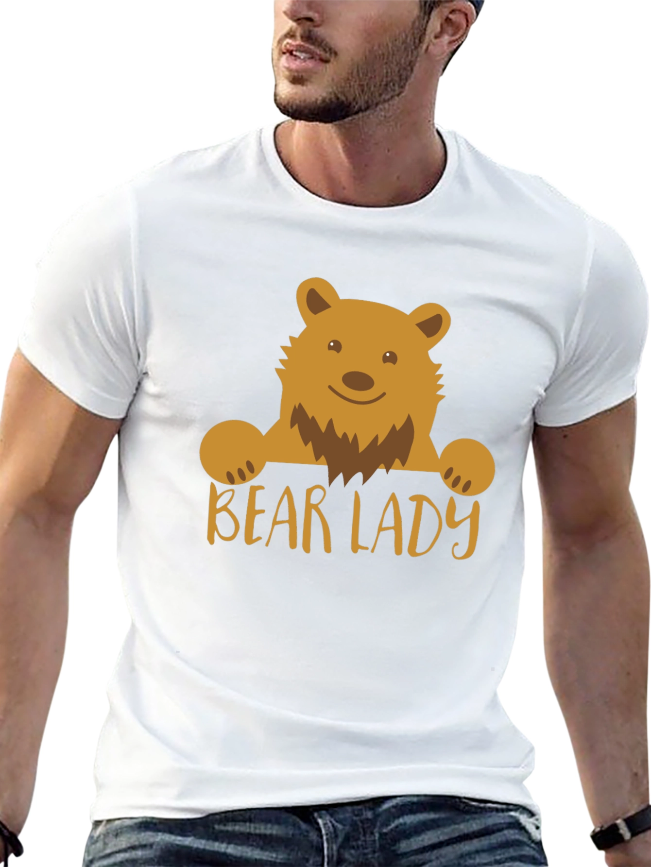Bear Lady T-Shirt - Cute & Comfy Tee
