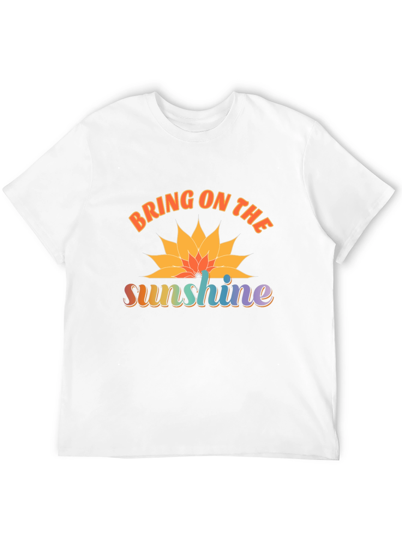Bring on the Sunshine Black Graphic T-Shirt