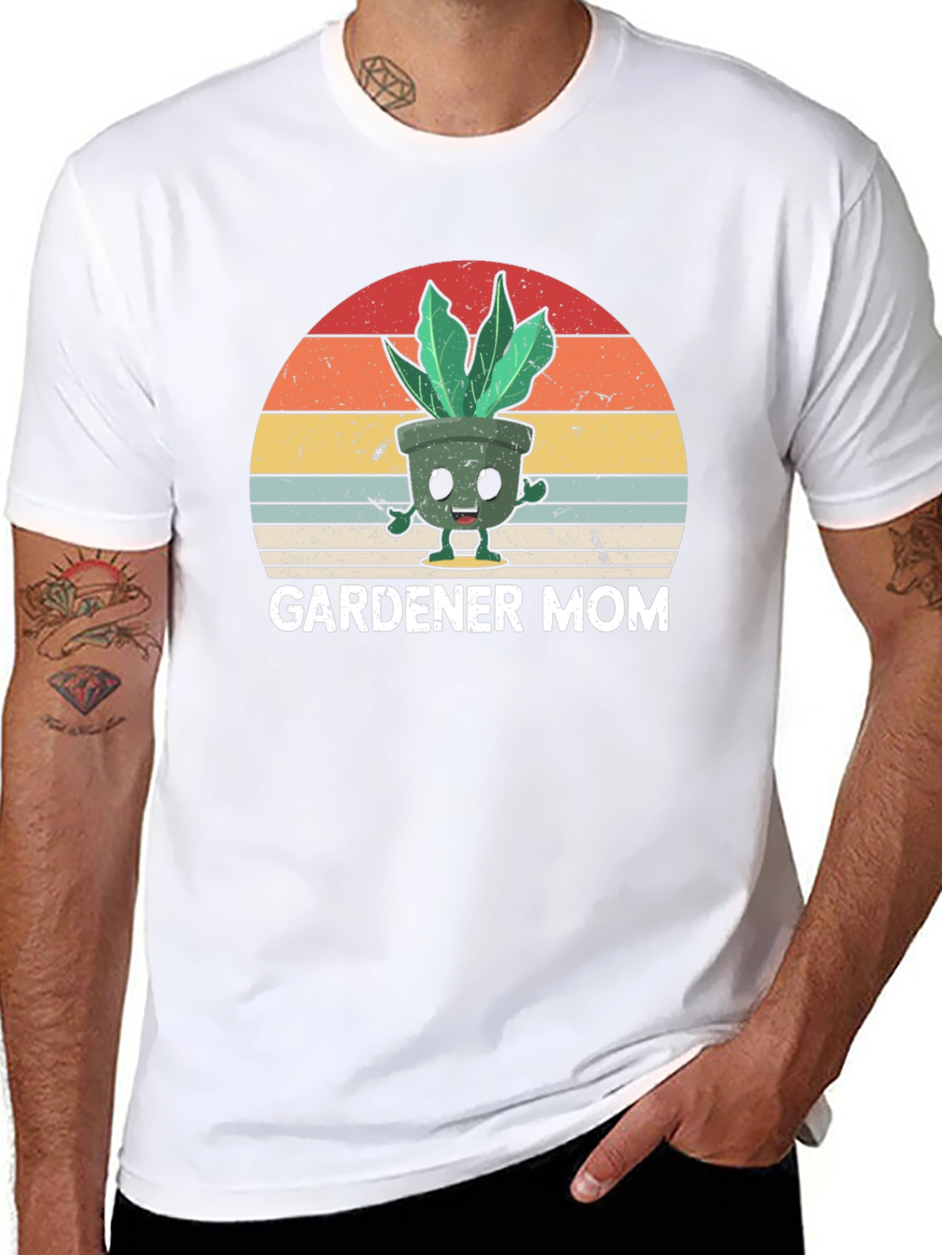 Gardener Mom T-Shirt - Cute Plant Graphic Tee