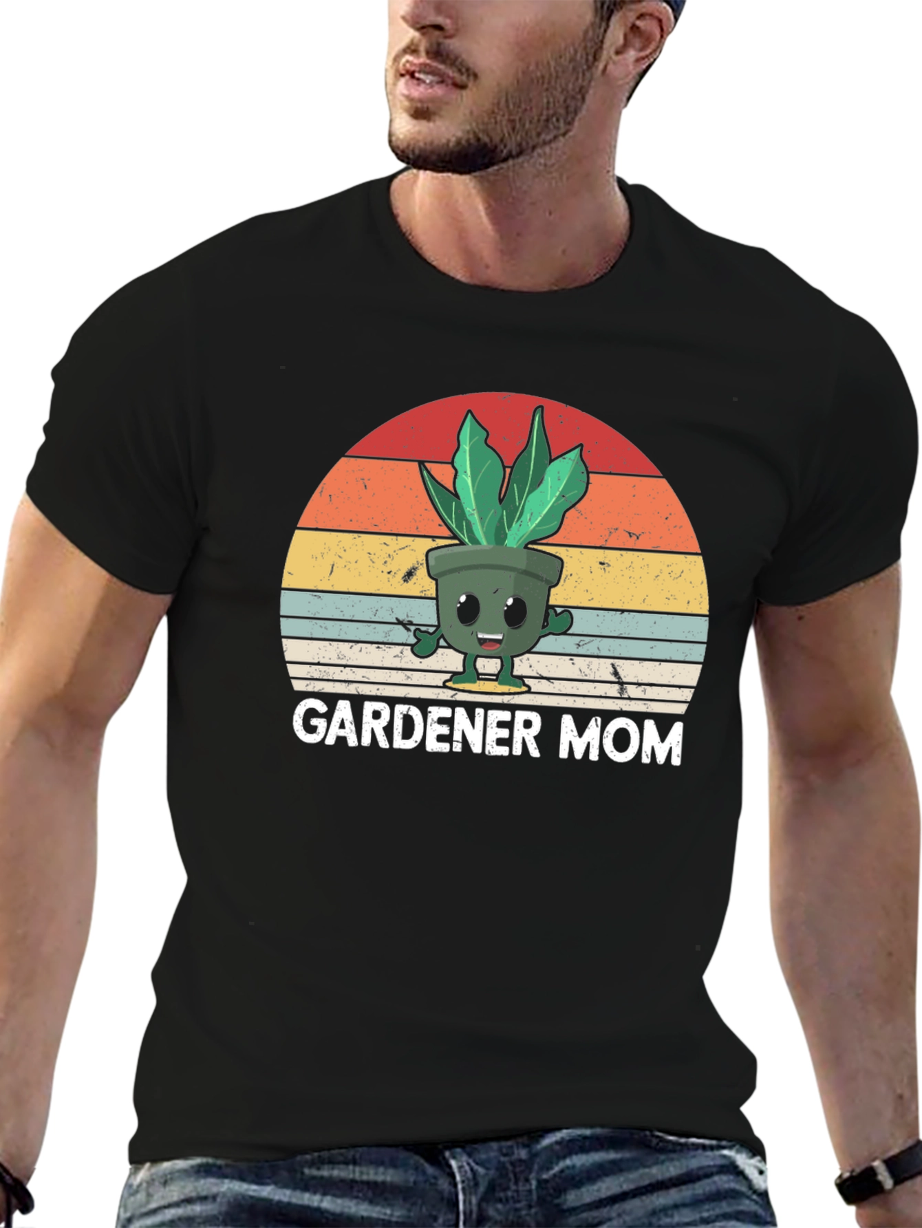 Gardener Mom T-Shirt - Cute Plant Graphic Tee