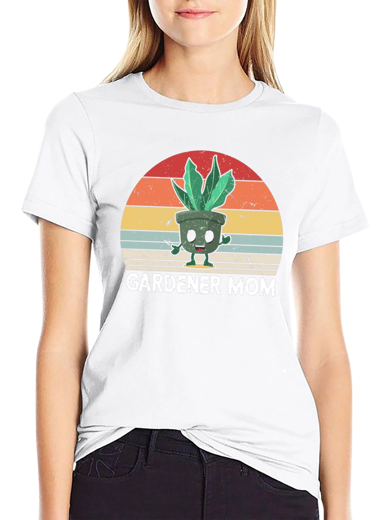 Gardener Mom T-Shirt - Cute Plant Graphic Tee
