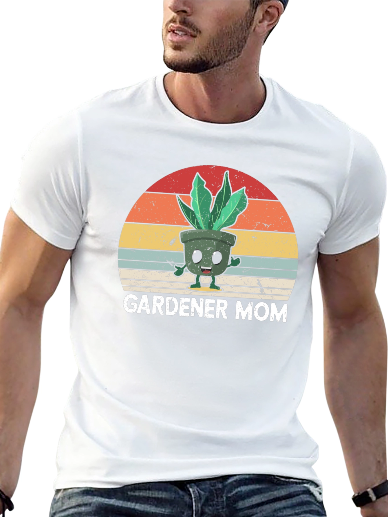 Gardener Mom T-Shirt - Cute Plant Graphic Tee