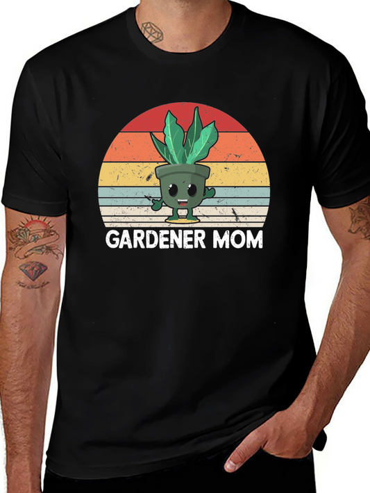 Gardener Mom T-Shirt - Cute Plant Graphic Tee