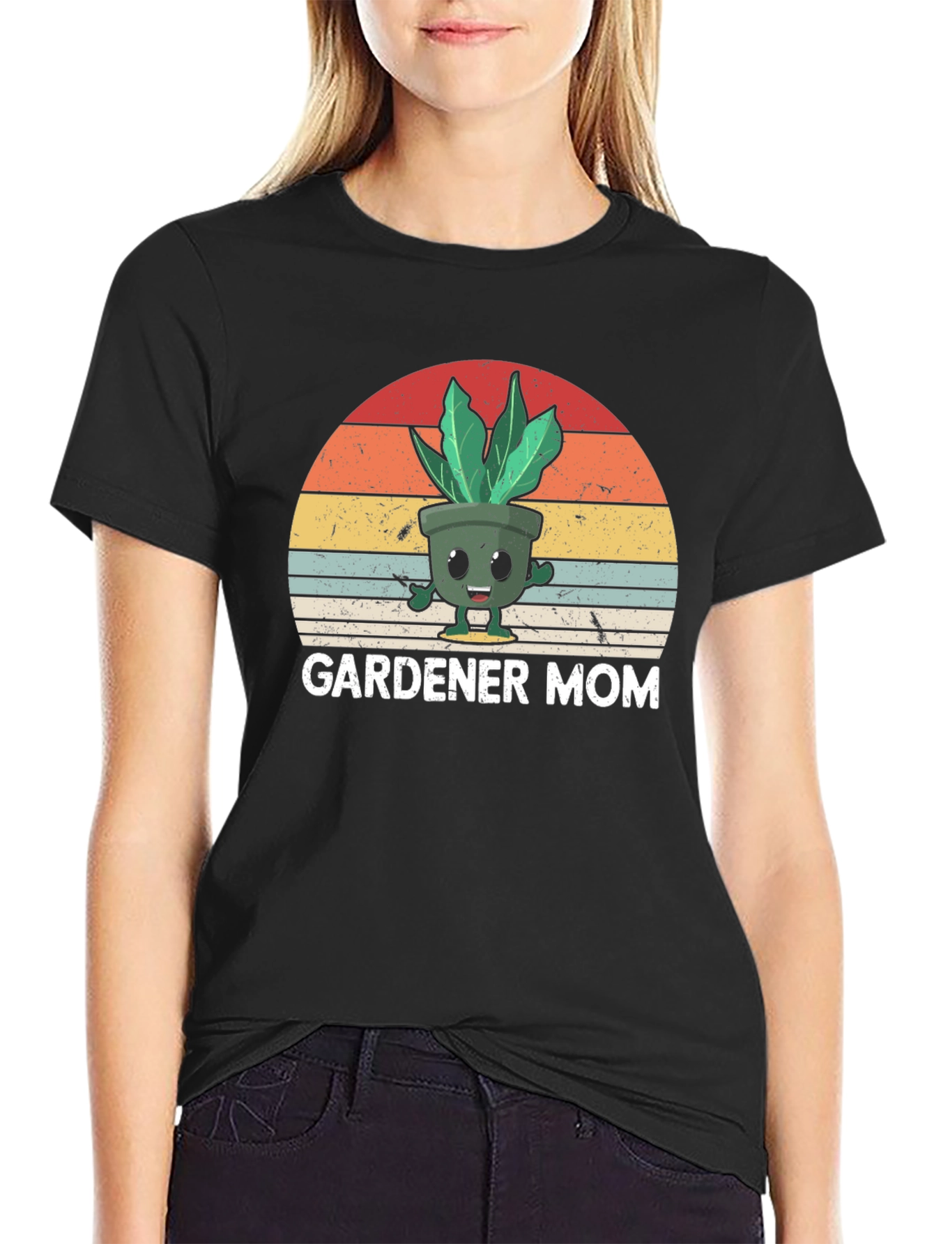 Gardener Mom T-Shirt - Cute Plant Graphic Tee