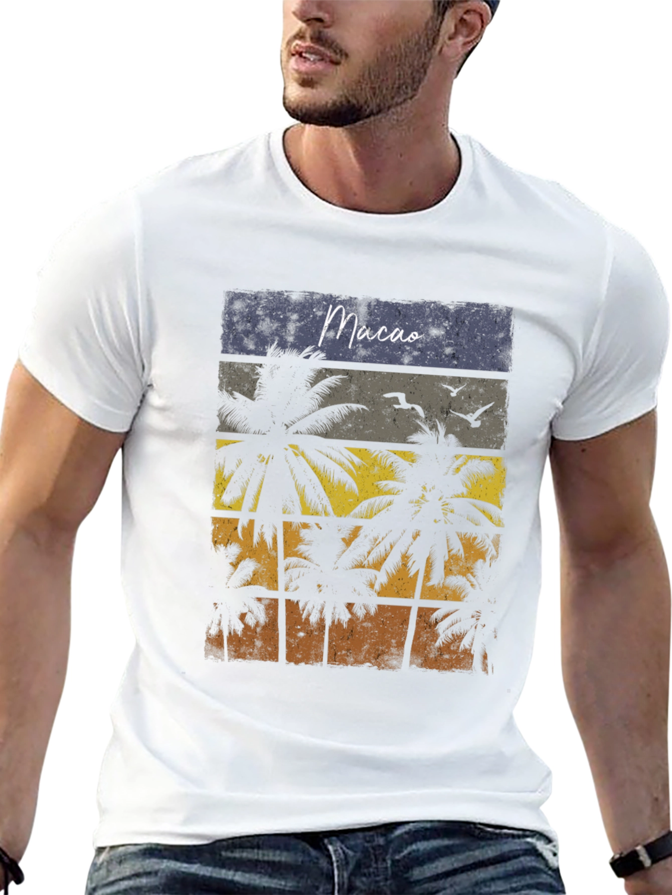 Macao Palm Tree T-Shirt